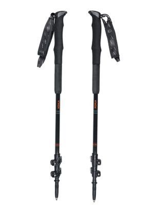 Trekkingstöcke Kohla Alpinist - black/orange