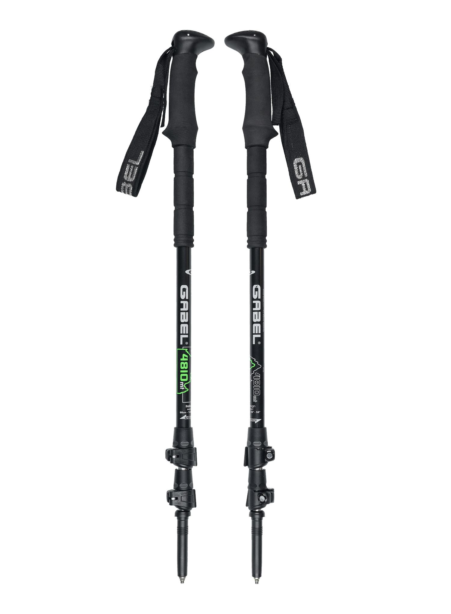 Alu-Stöcke Gabel Mont Blanc Tour - black