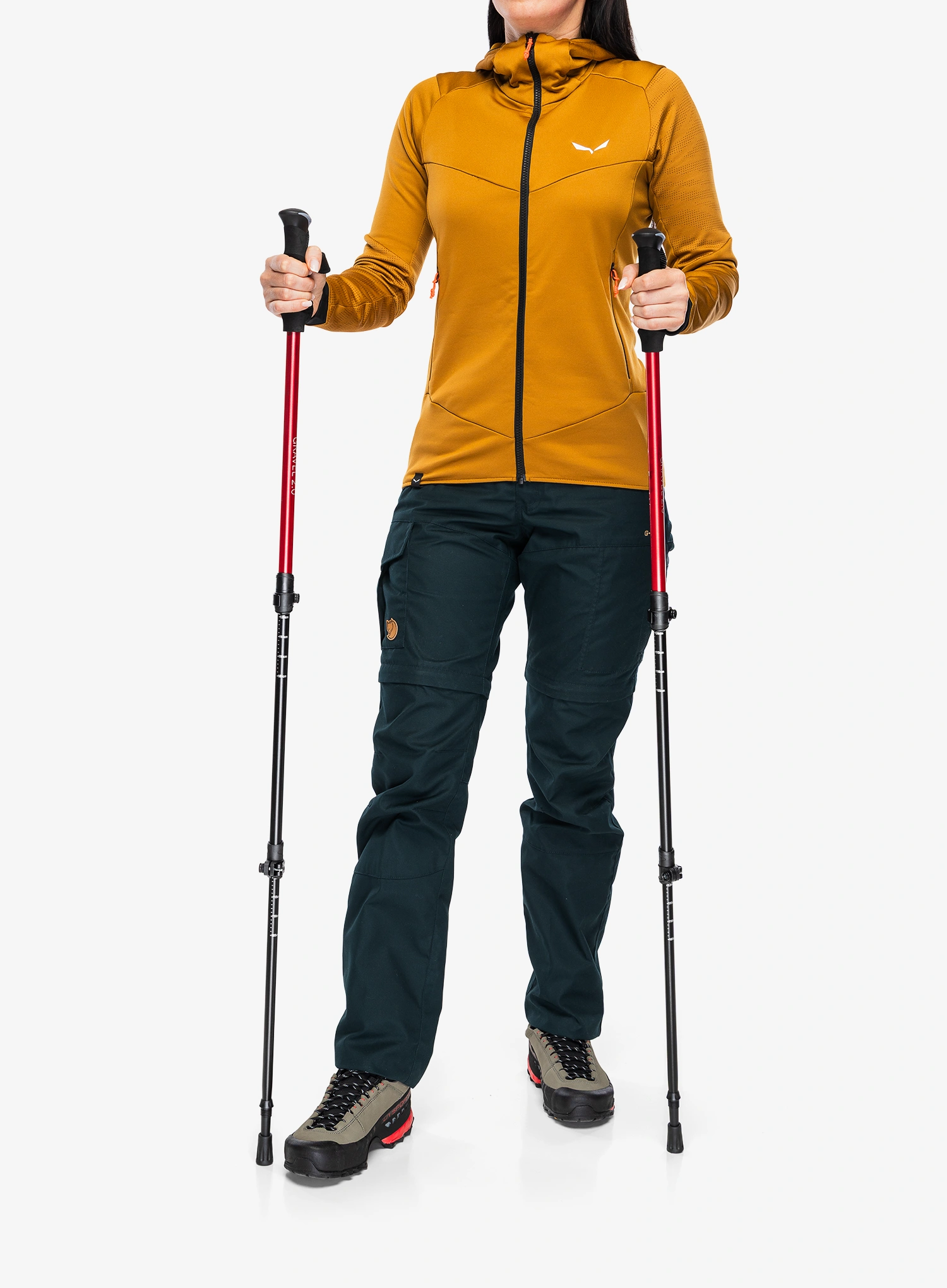 Trekkingstöcke Fjord Nansen Gravel 2.0 - red