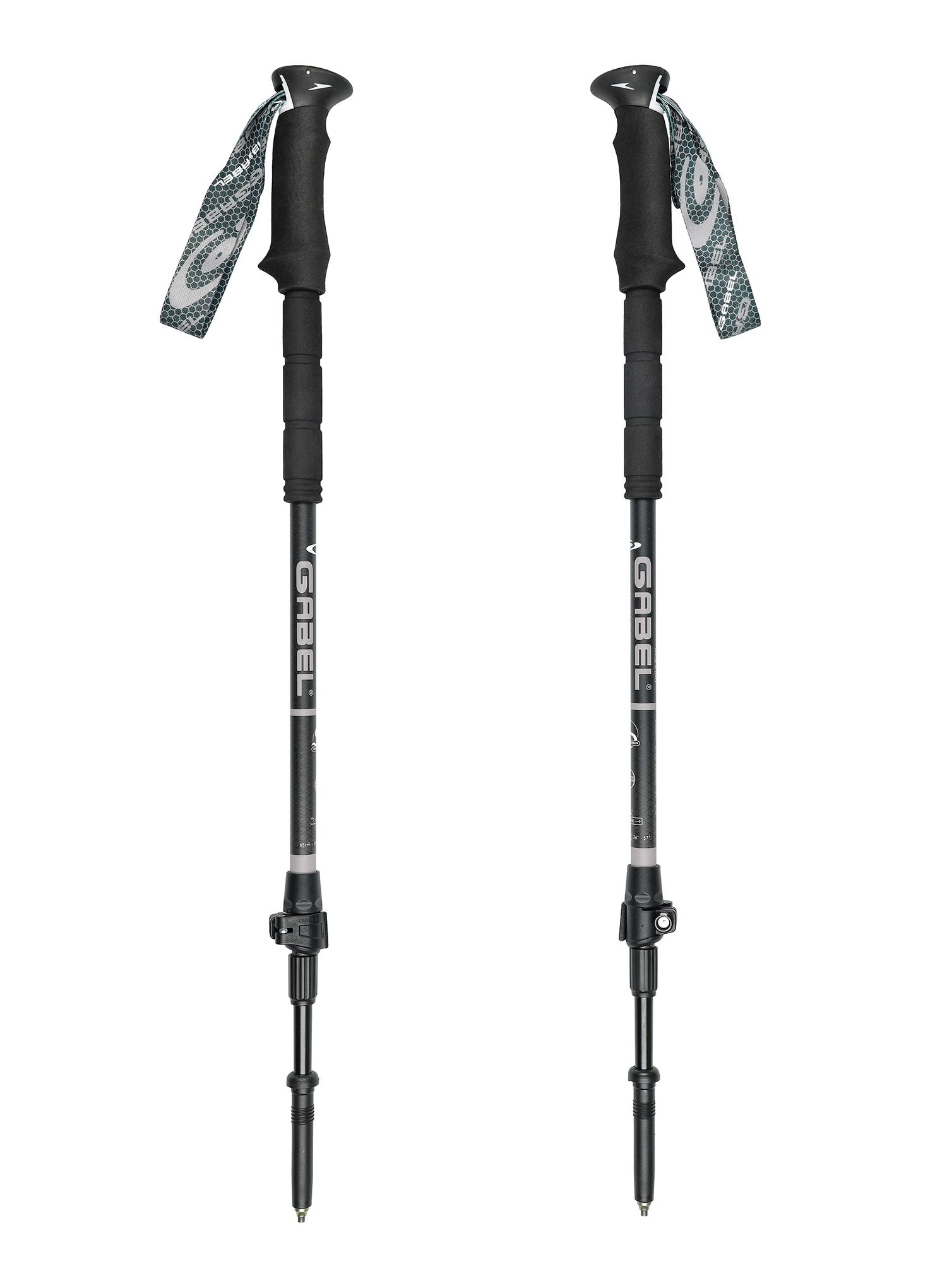 Trekkingstöcke Gabel Escape Carbon XT Tour AI - black