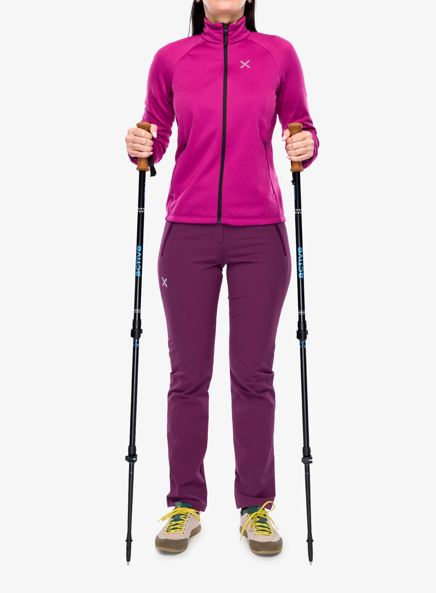 Trekkingstöcke Kohla Active Pole - black/dresden blue