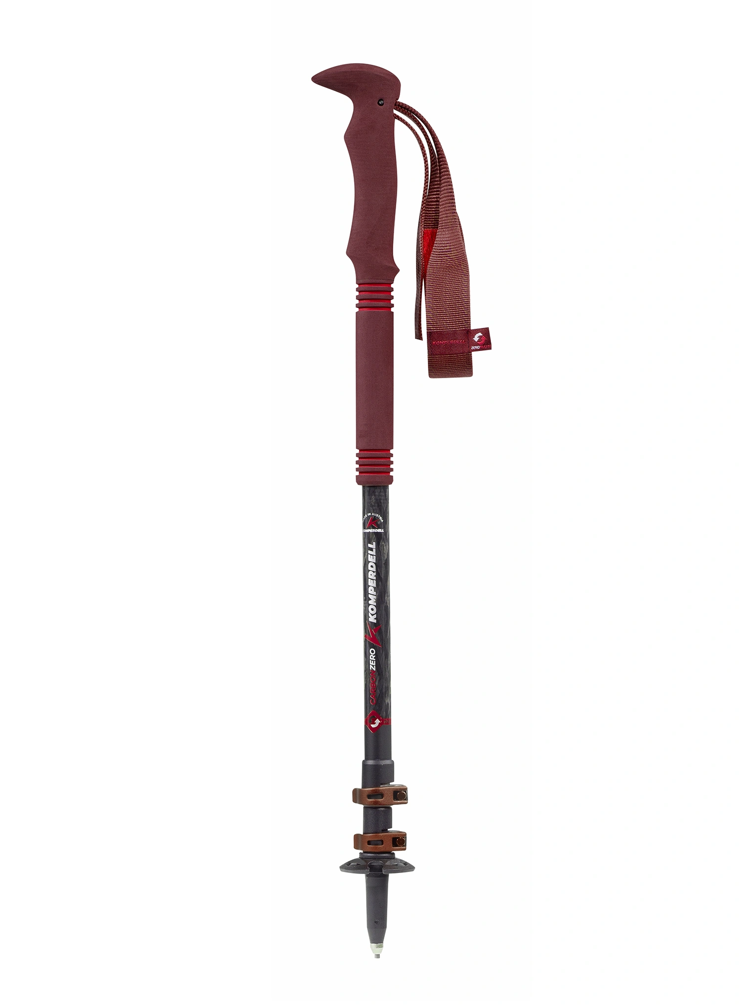 Trekkingstöcke Komperdell Carbon Pro Zero Compact  - malbec