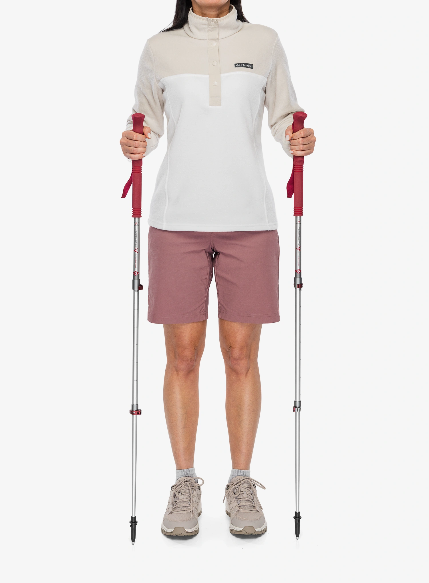 Trekkingstöcke Komperdell Explorer Zero Compact - malbec