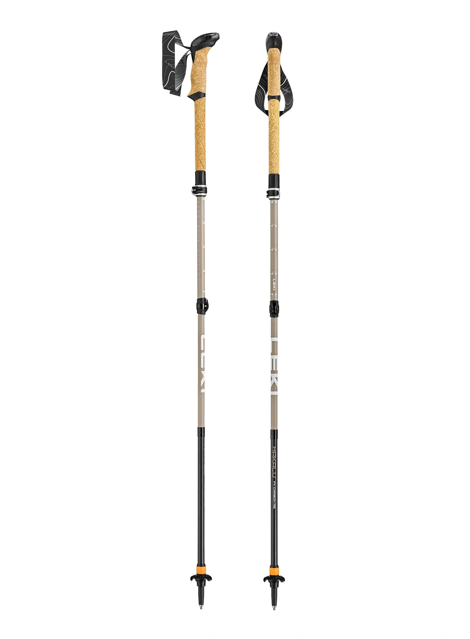 Trekkingstöcke Leki Makalu FX Carbon AS - beige