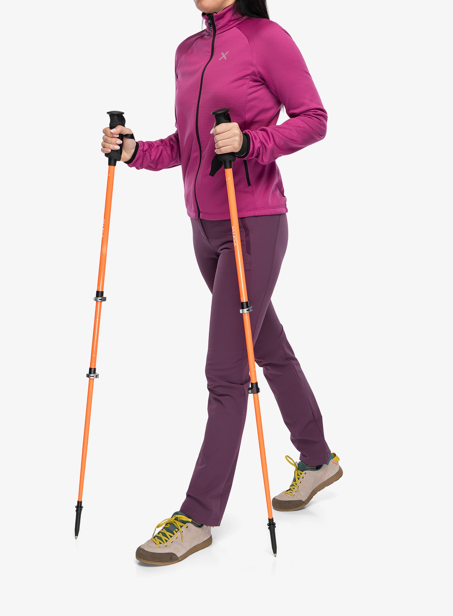 Trekkingstöcke Salewa Puez Aluminium Pro - hot neon orange