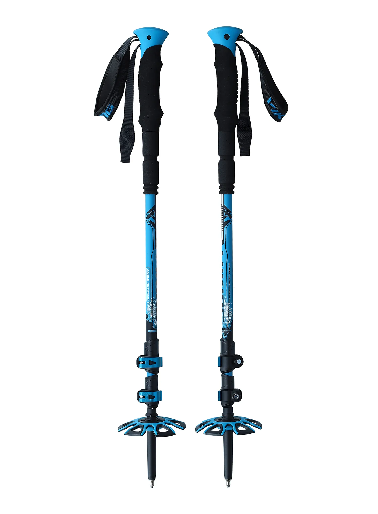 Trekkingstöcke Viking Vario Tour Trekking - blue
