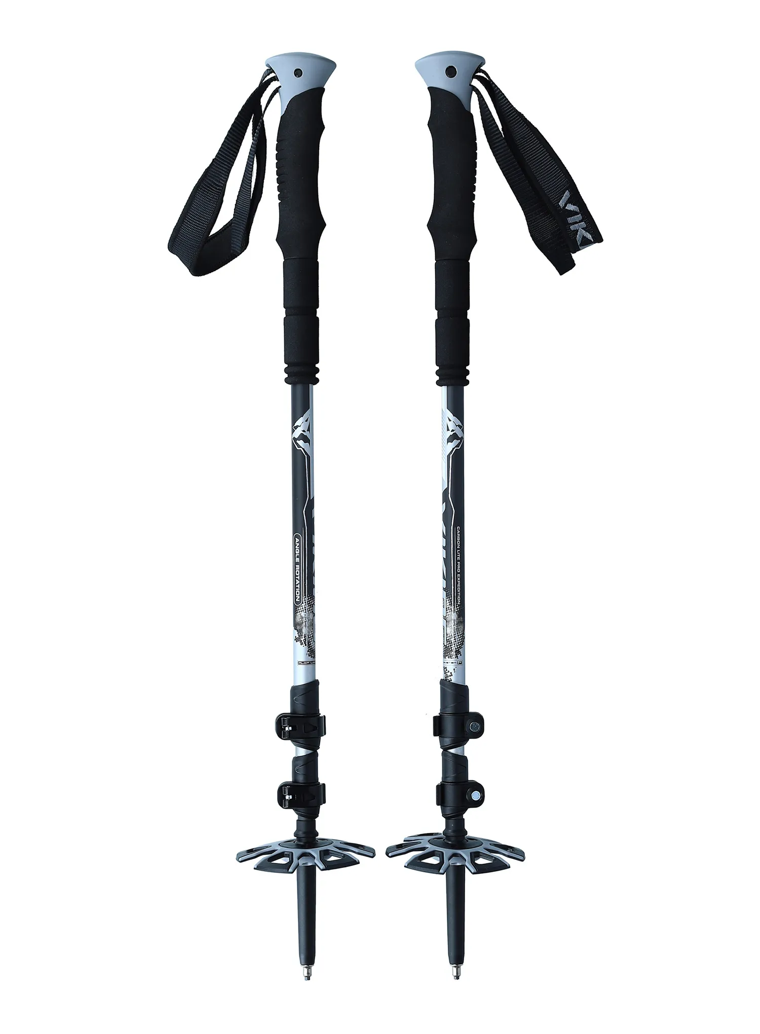 Trekkingstöcke Viking Vario Tour Trekking - grey