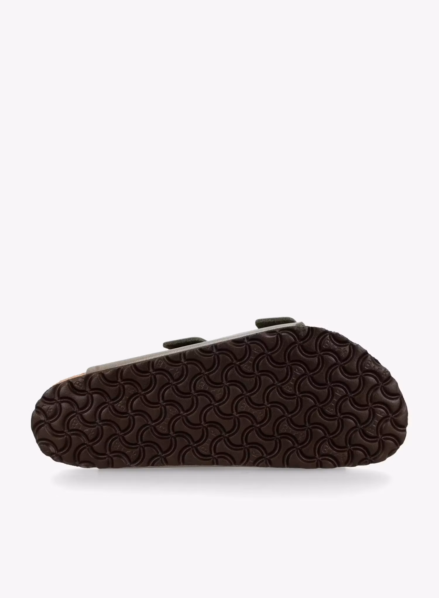 Pantoletten Birkenstock Arizona Birko-Flor Nubuk - stone