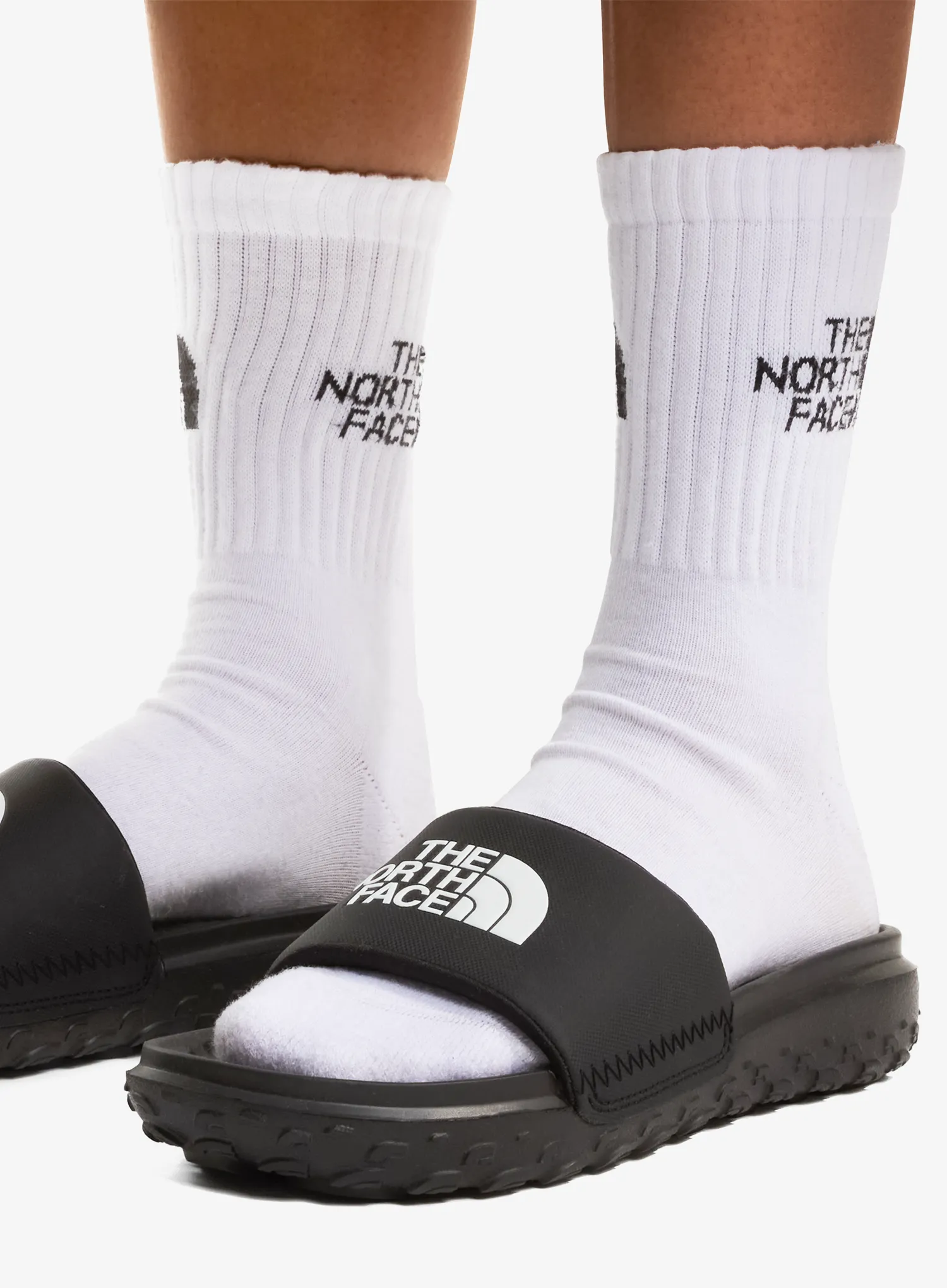 Pantoletten Damen The North Face Never Stop Cush Slide - tnf black/tnf black