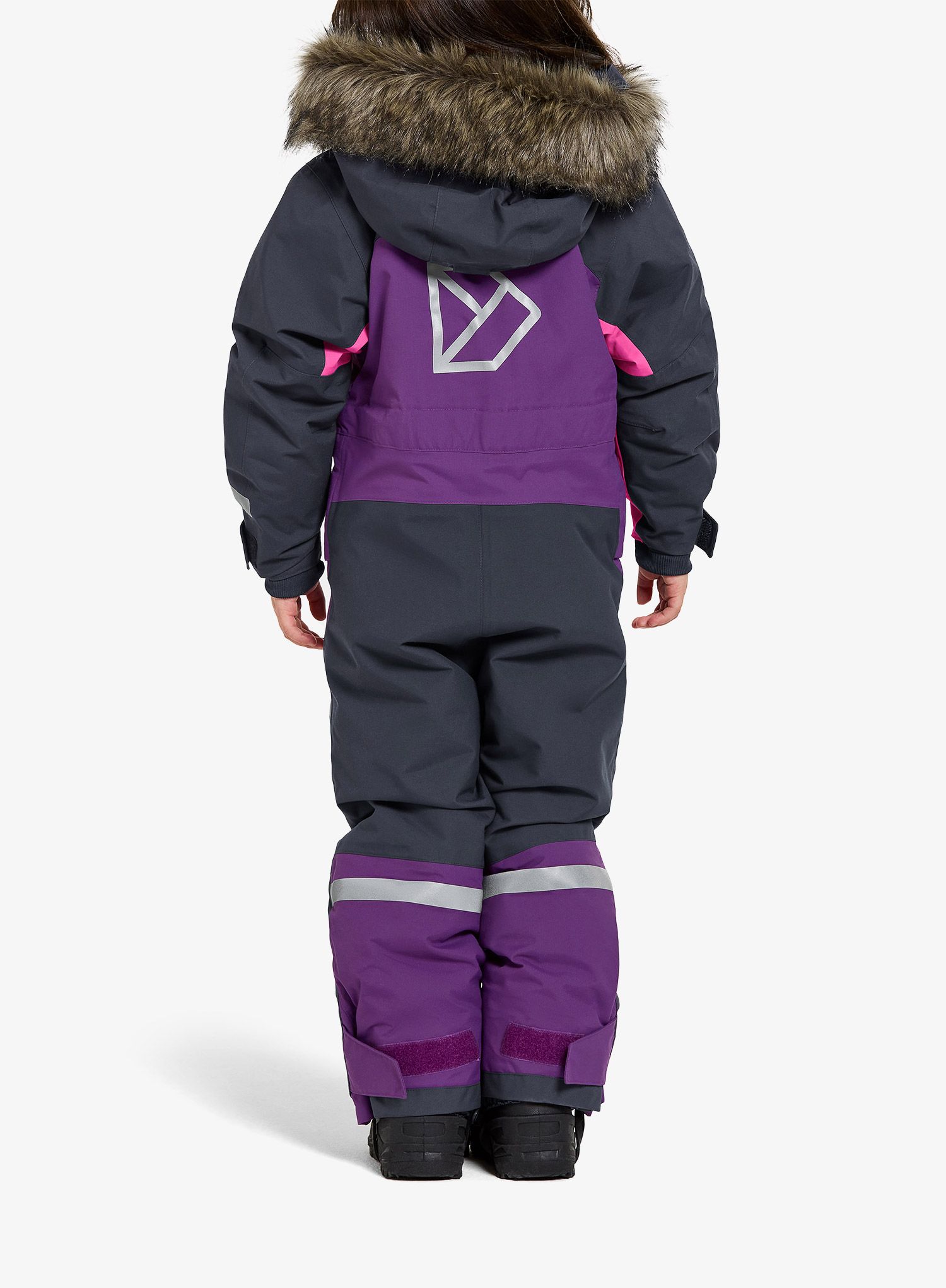 Mädchen-Overall Didriksons Bjarven Coverall 3 - royal purple