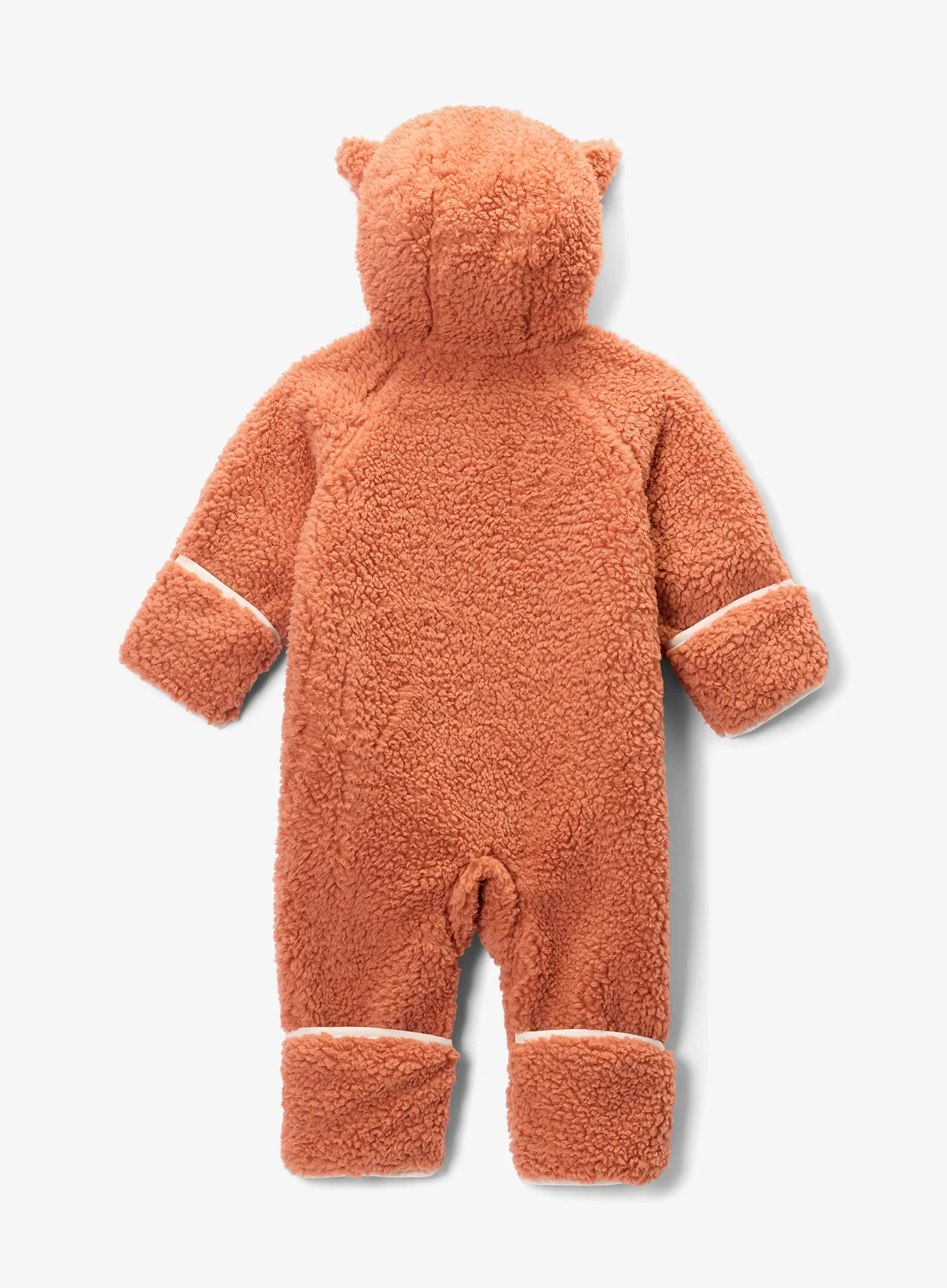 Kinder Overall Columbia Foxy Baby Sherpa Bunting - teak brown/chalk