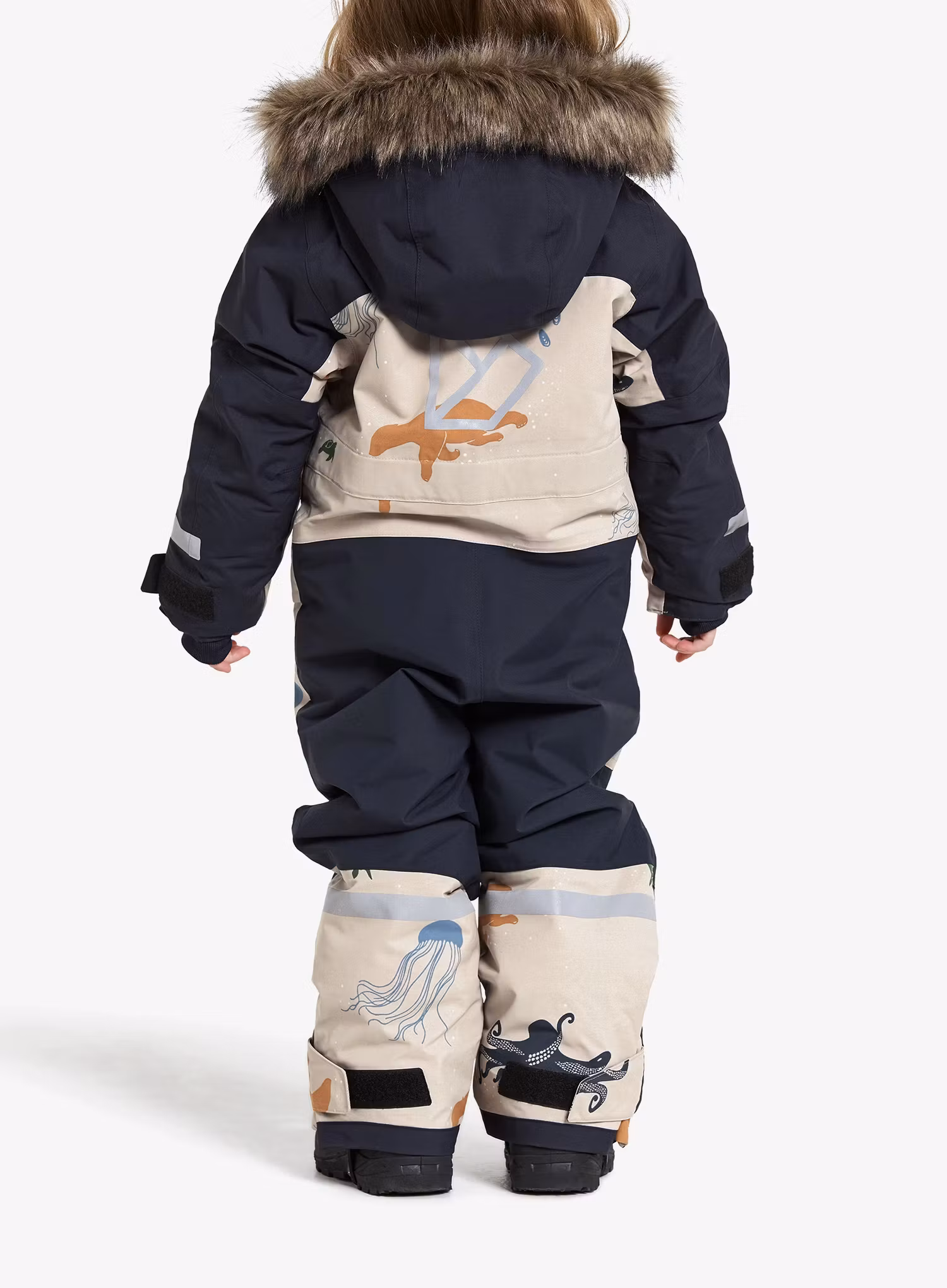 Kinder Overall Didriksons Bjarven Cov Se 2 - winter ocean multi reflex