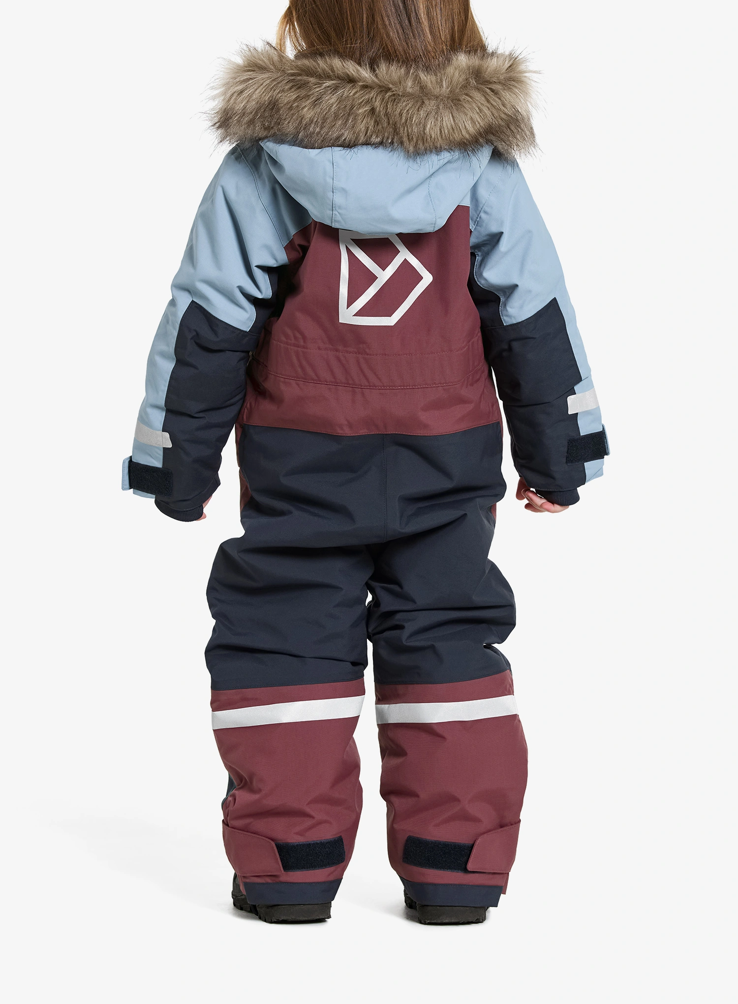 Kinder Overall Didriksons Bjarven Cover 4 - anemon red