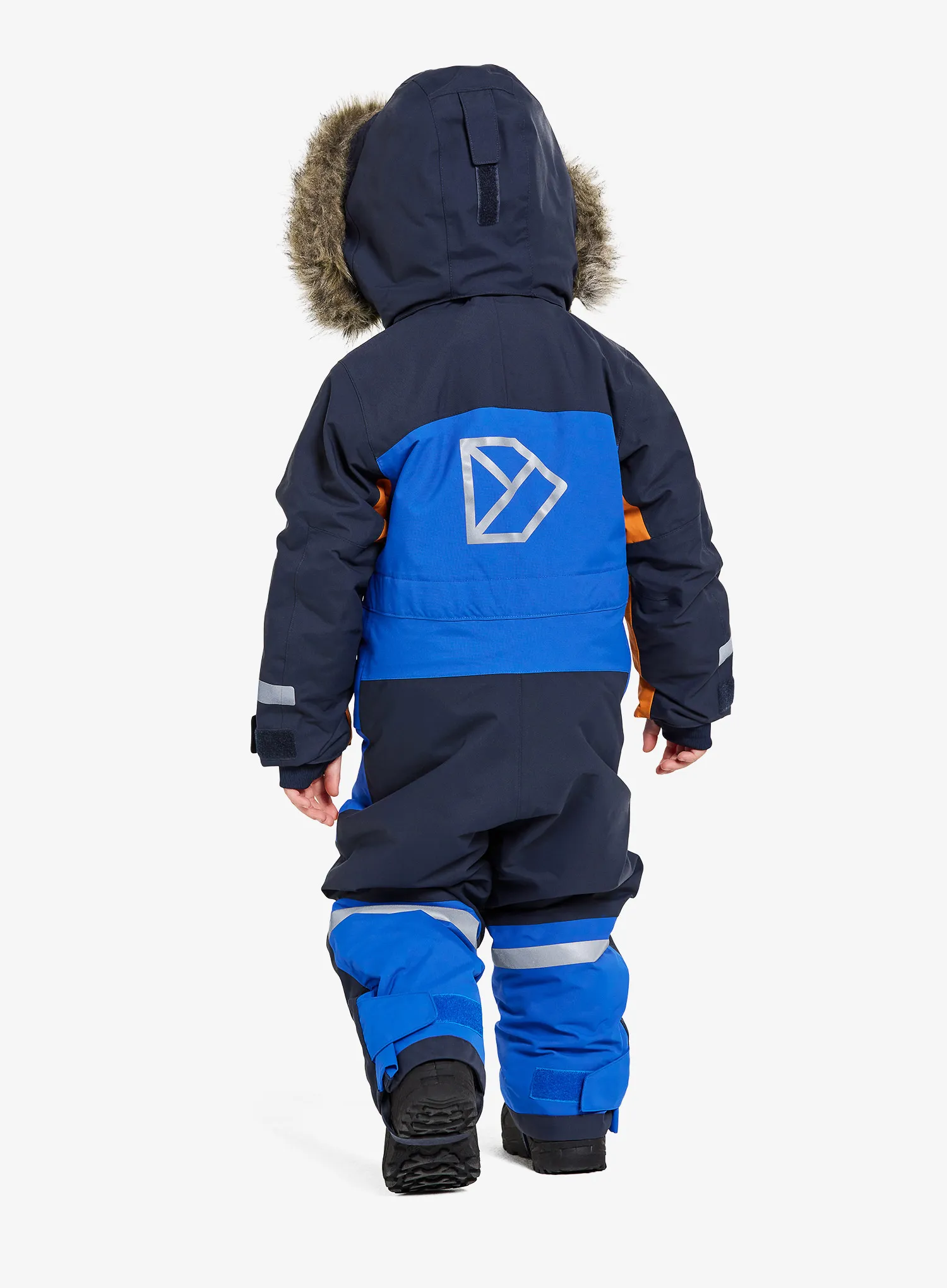 Kinder Overall Didriksons Bjarven Coverall 3 - caribbean blue