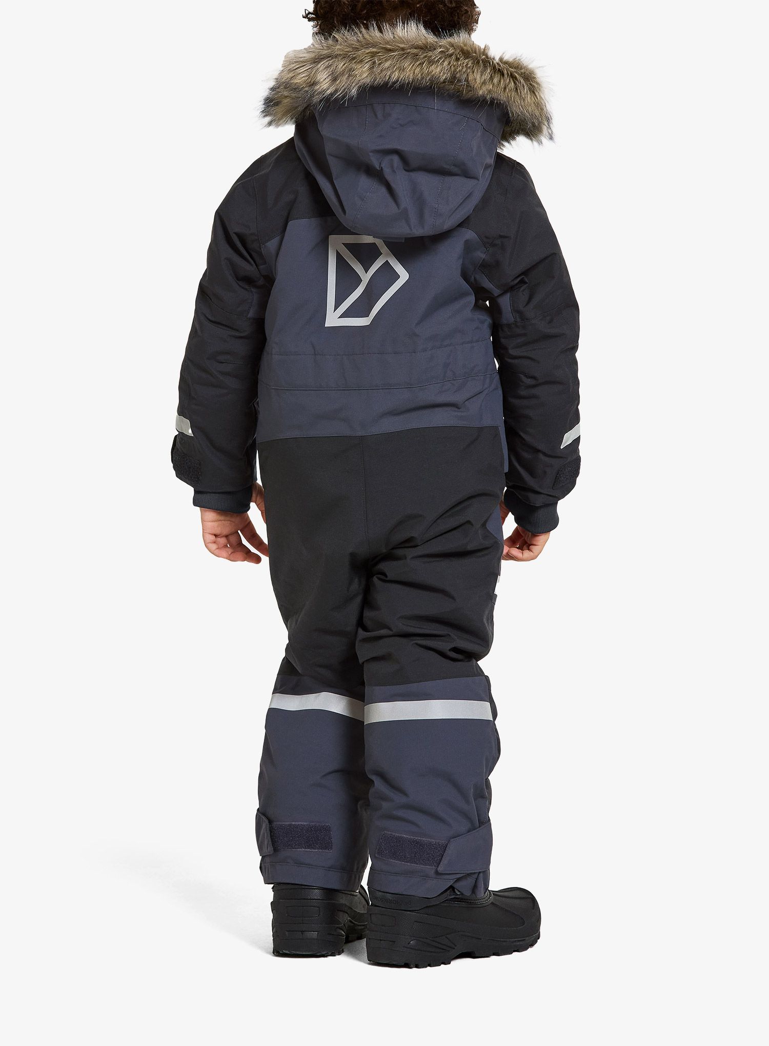 Kinder Overall Didriksons Bjarven Coverall 3 - navy