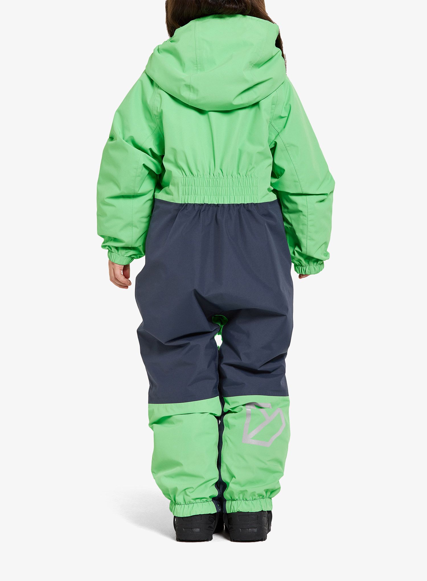 Kinder Overall Didriksons Talvi Cover - dusty lime