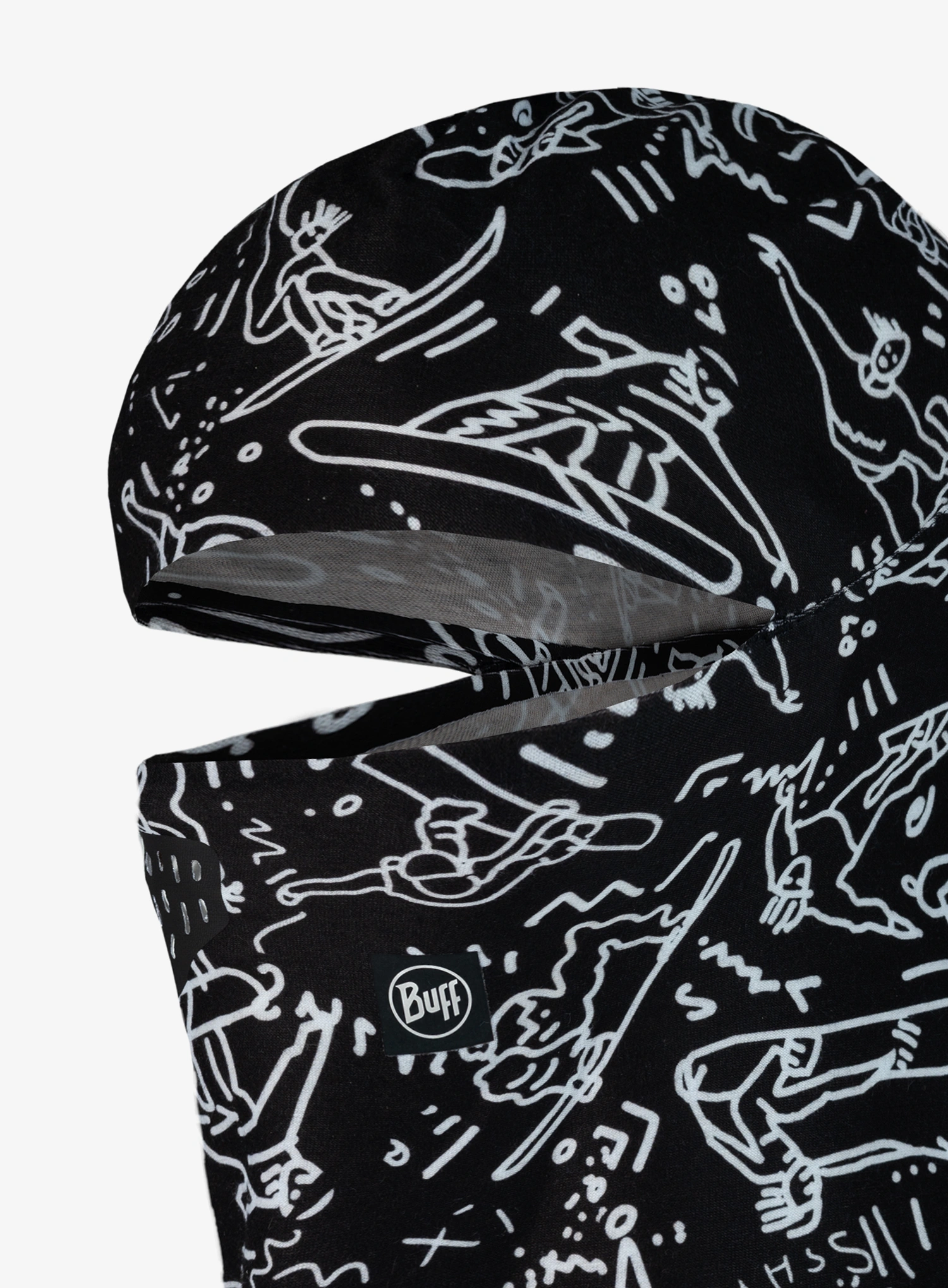 Sturmhaube Kinder Buff Thermonet Hinged Balaclava - tivat black