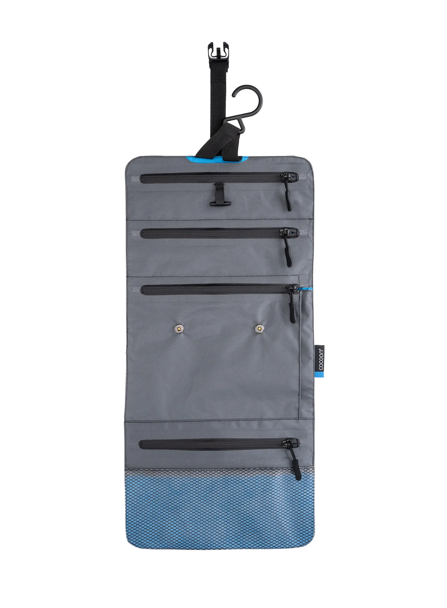 Kulturbeutel Cocoon Hanging Toiletry Kit - Minimalist - grey/black/blue