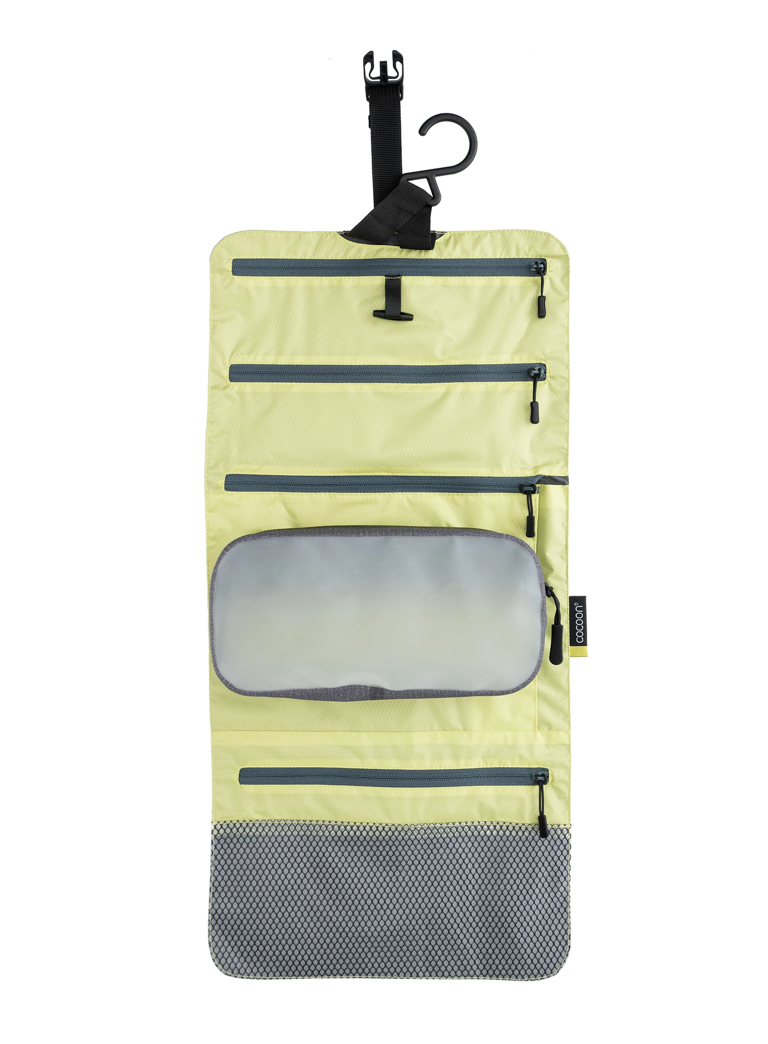 Kulturbeutel Cocoon Hanging Toiletry Kit - Minimalist - Light - star grey/ wild lime