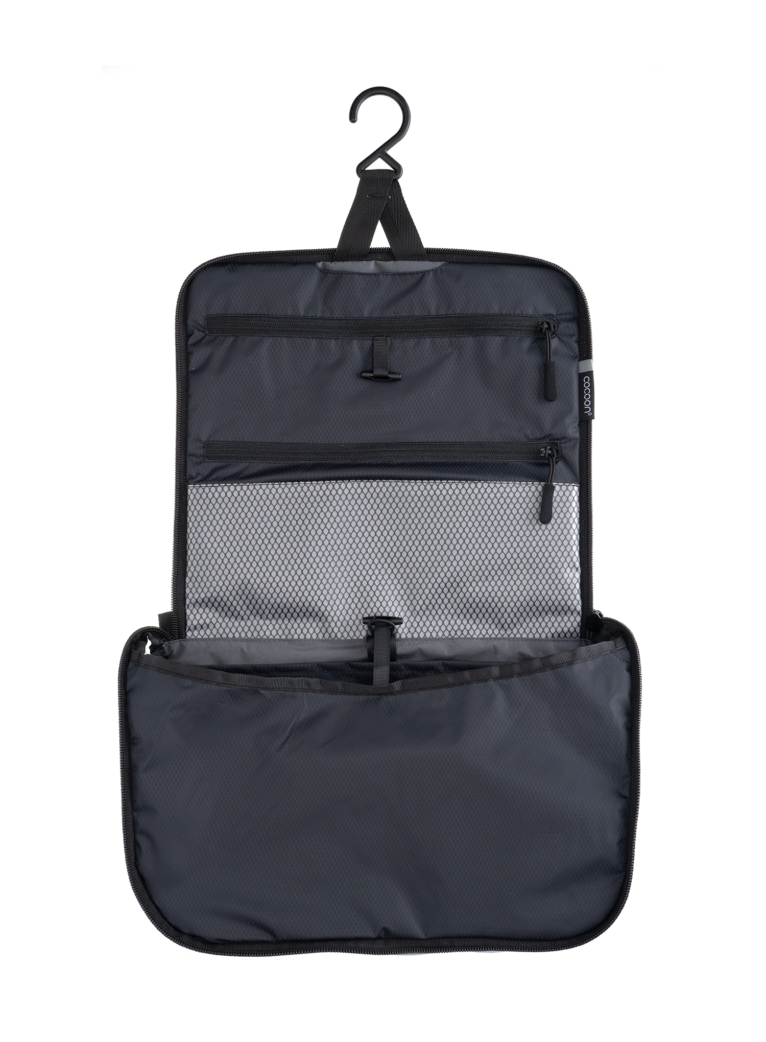 Kulturbeutel Cocoon Toiletry Kit - Allrounder-Light L - phantom black/star grey
