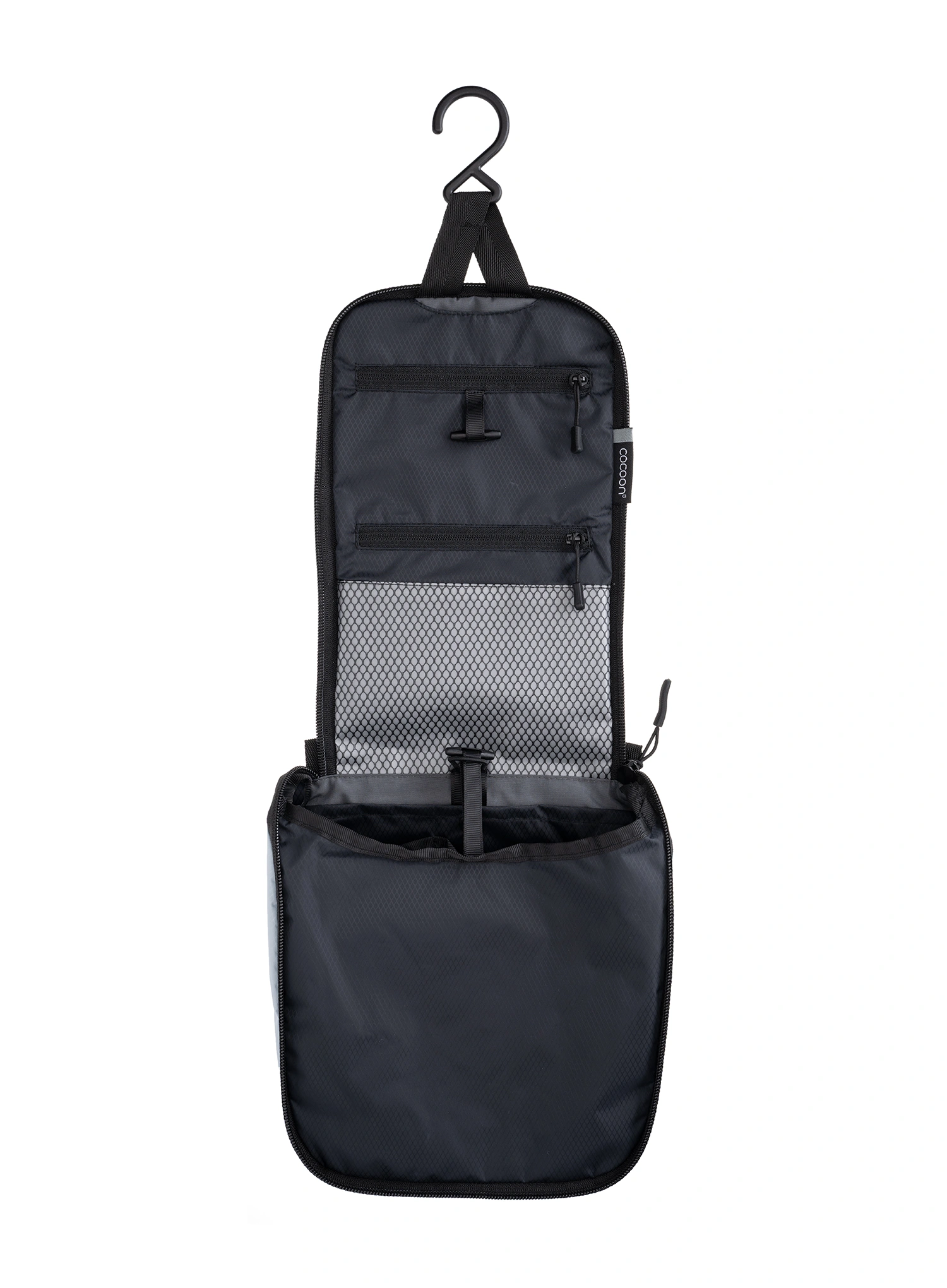 Kulturbeutel Cocoon Toiletry Kit - Allrounder-Light M - phantom black/star grey