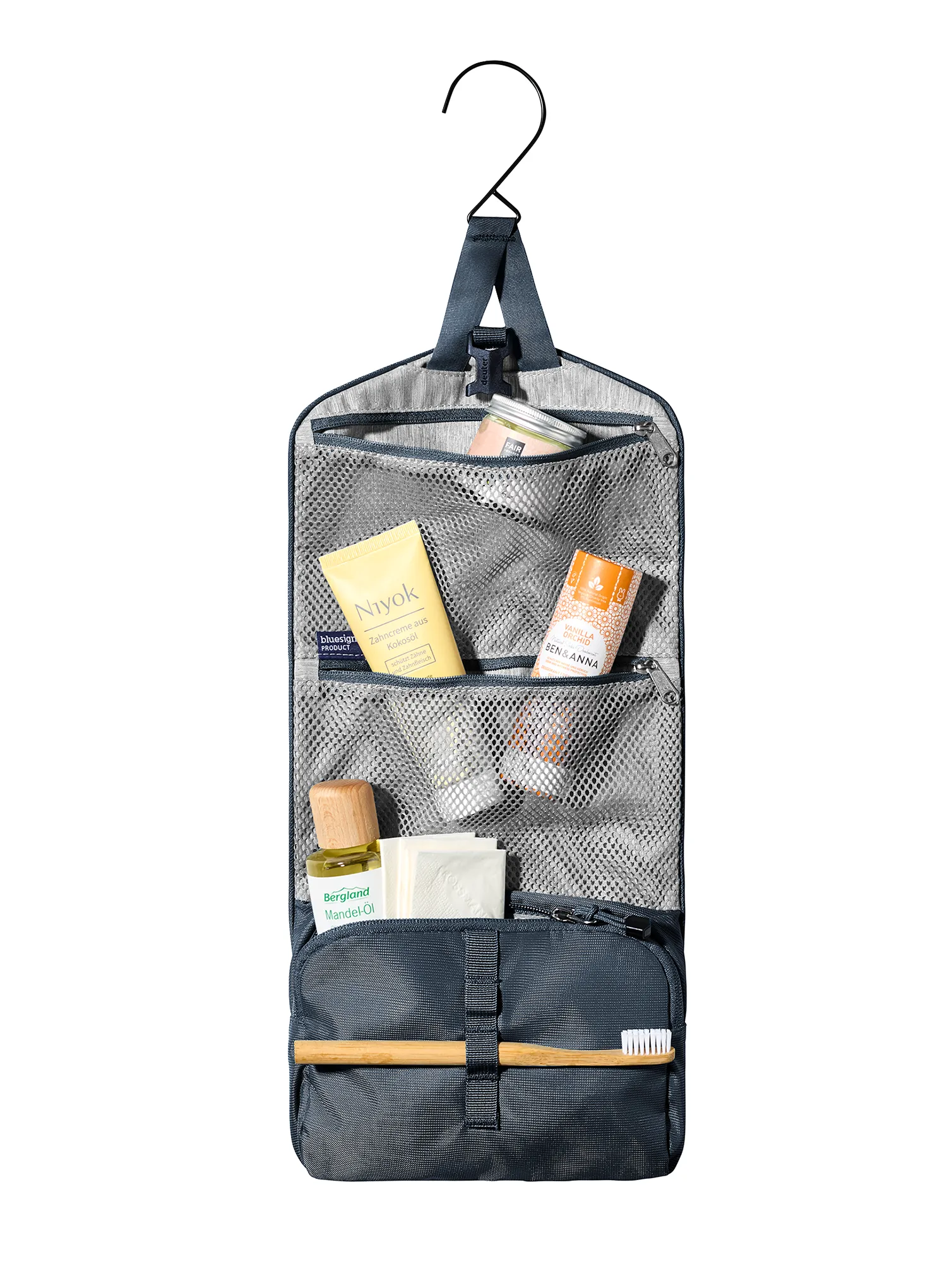 Kulturbeutel Deuter Wash Bag I - black/black