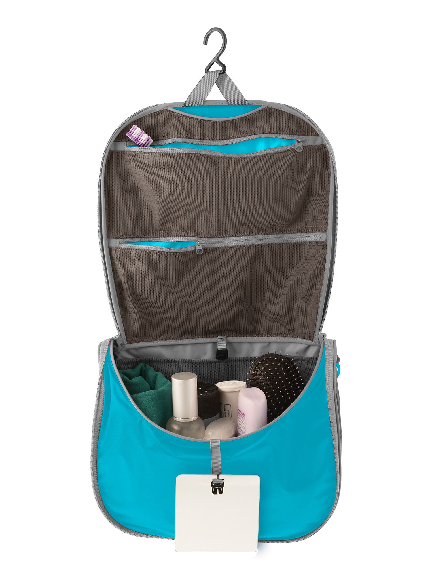 Kulturbeutel Sea To Summit Ultra-Sil Hanging Toiletry Bag Large - blue atoll