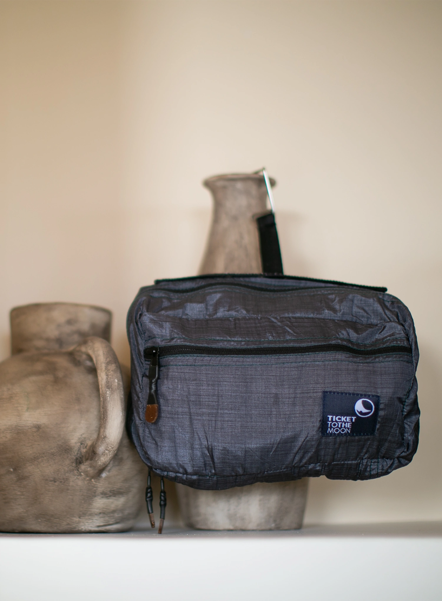 Kulturbeutel Ticket To The Moon Wash Bag - moonstone grey