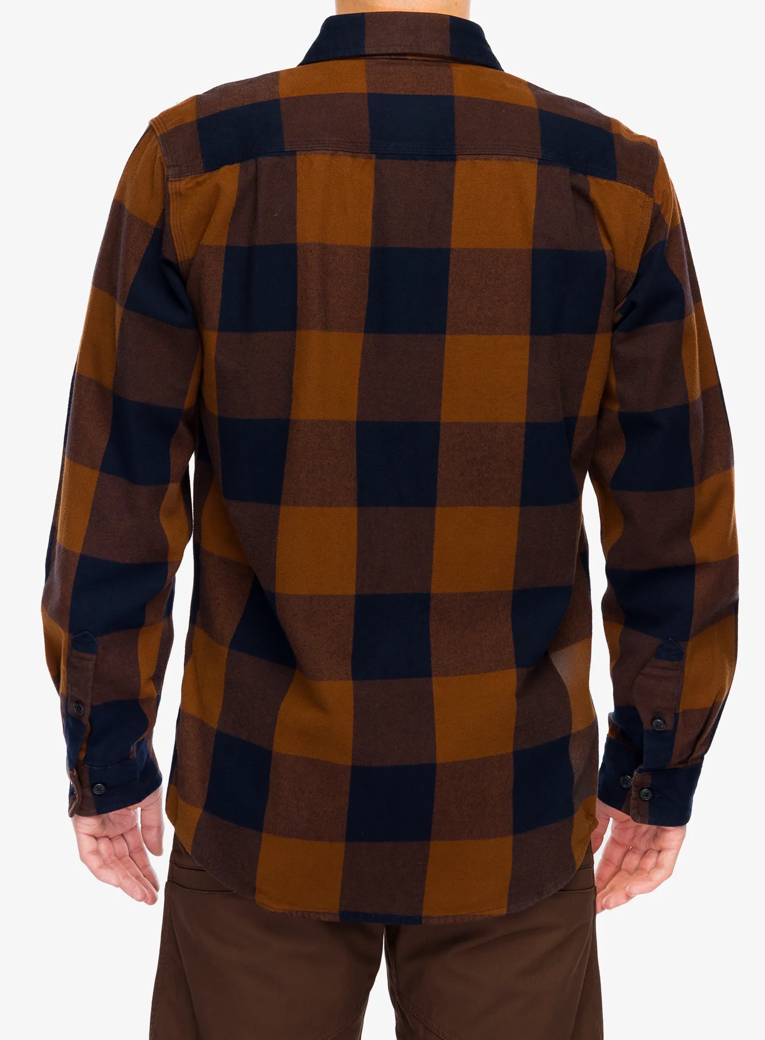 Hemd Carhartt Long-Sleeve Plaid Shirt - red duck
