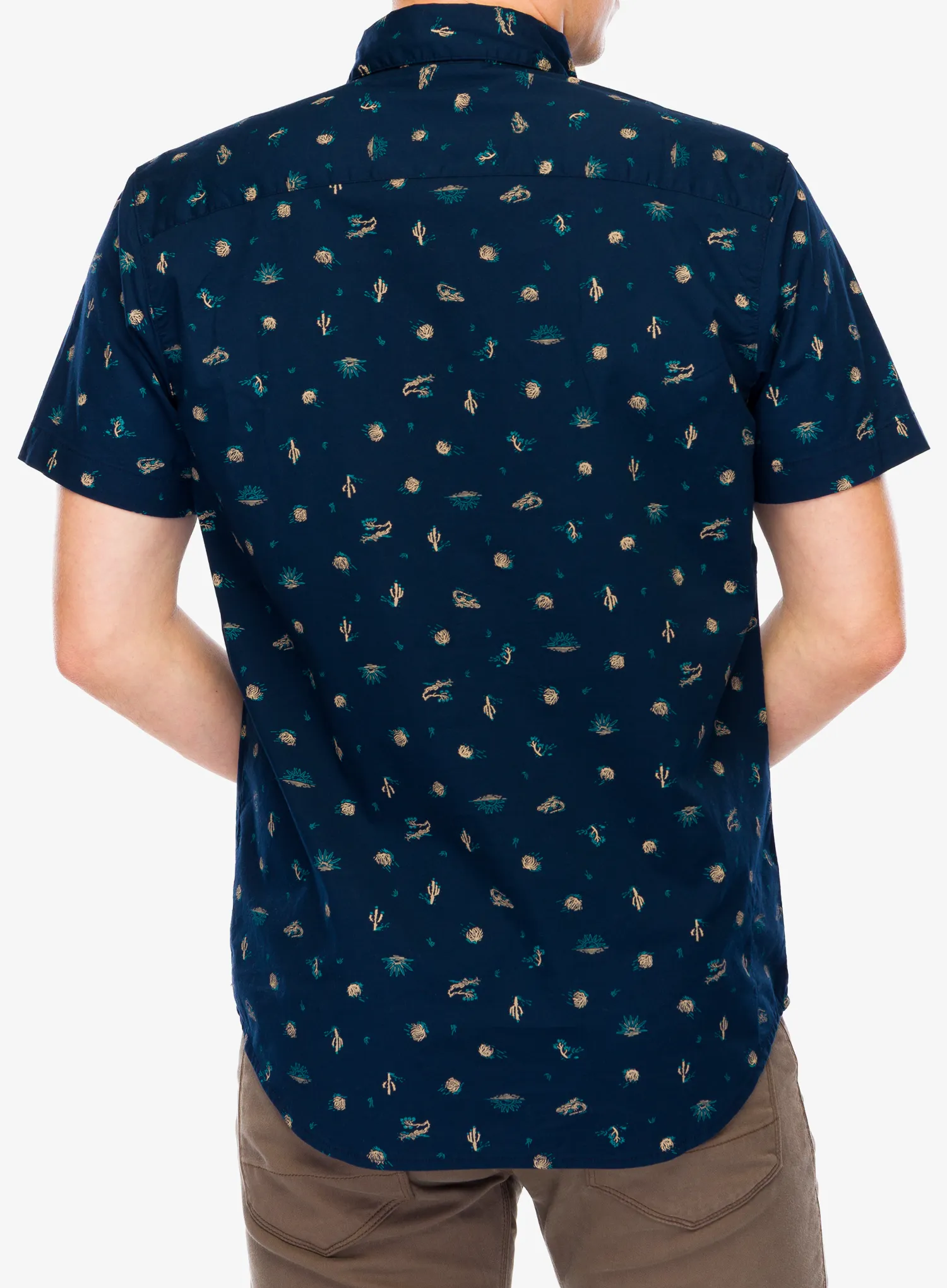 Hemd Columbia Rapid Rivers Printed Short Sleeve Shirt - collegiate navy deserted