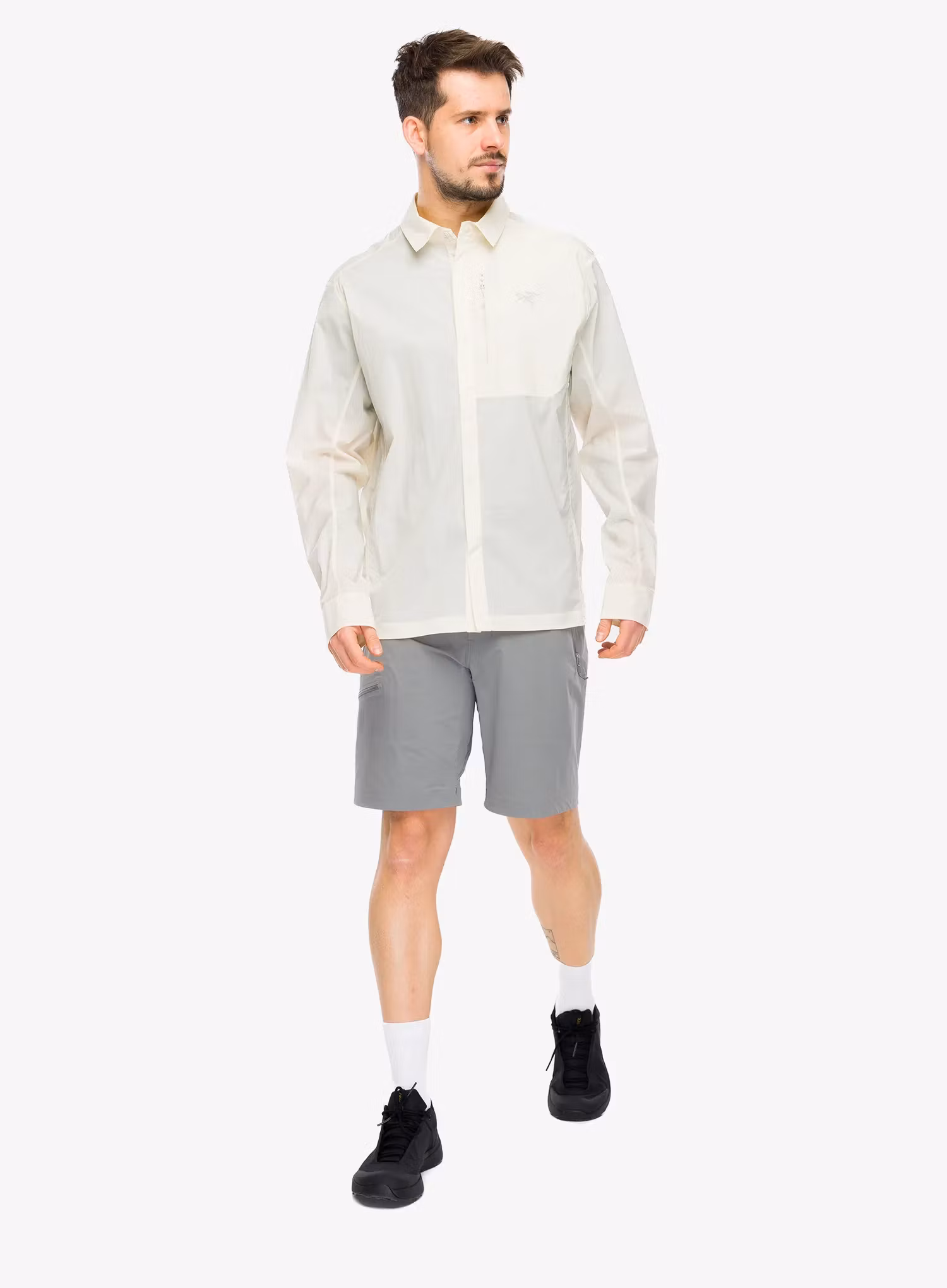 Reisehemd Arcteryx Ossa Overshirt - sea salt