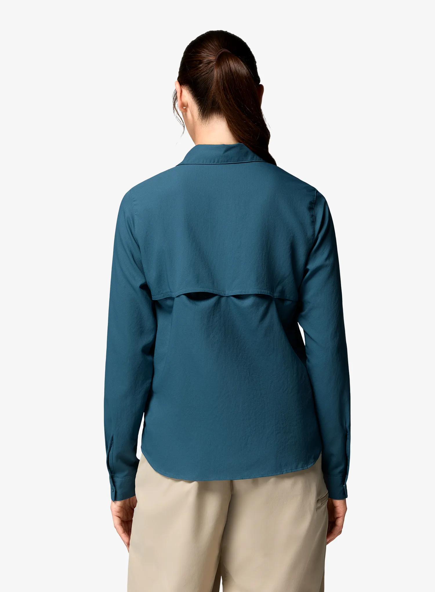 Reisehemd Damen Columbia Silver Ridge Utility II LS Shirt - everblue