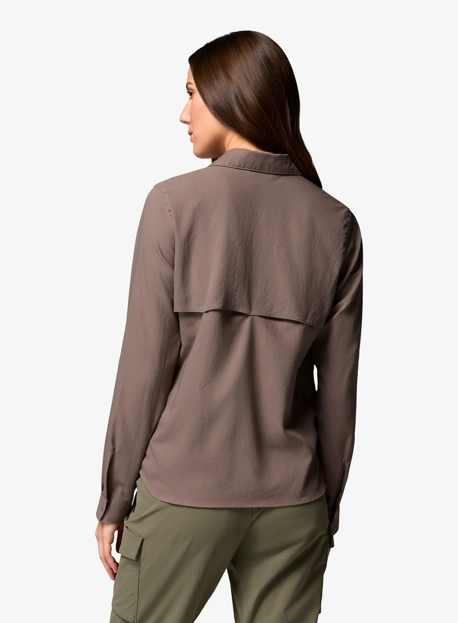 Reisehemd Damen Columbia Silver Ridge Utility II LS Shirt - iron
