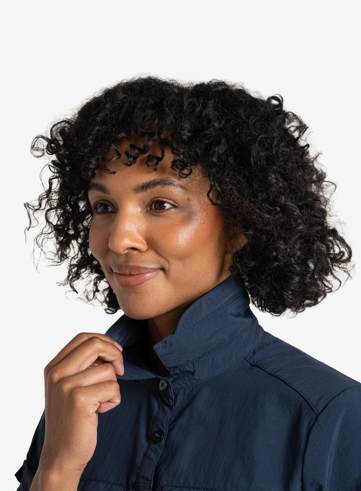 Reisehemd Damen Craghoppers NosiLife Adventure LS Shirt III - blue navy