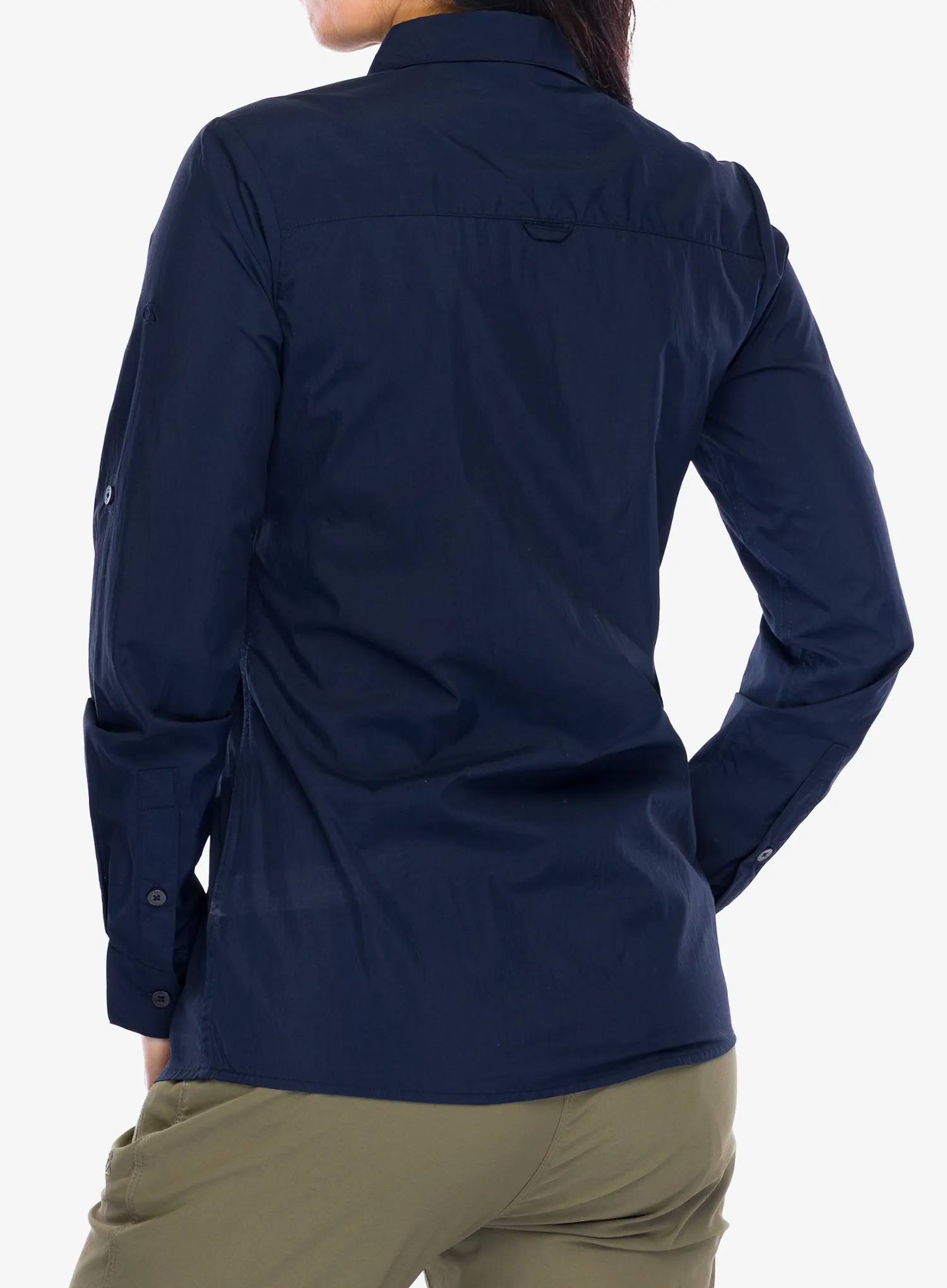 Reisehemd Damen Craghoppers NosiLife Freeda Long Sleeved Shirt - blue navy