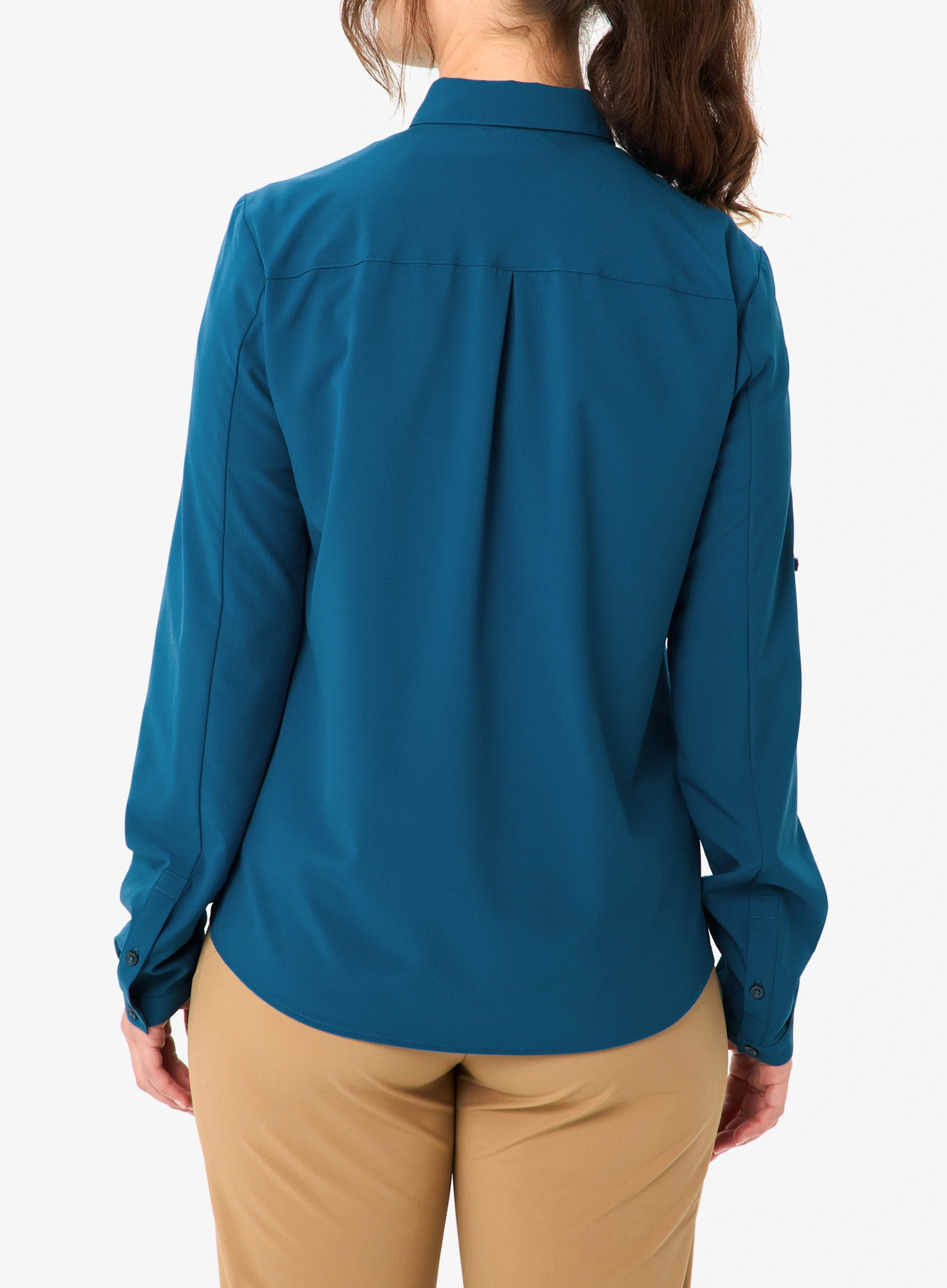 Reisehemd Damen Vaude Rosemoor LS Shirt IV - shore blue