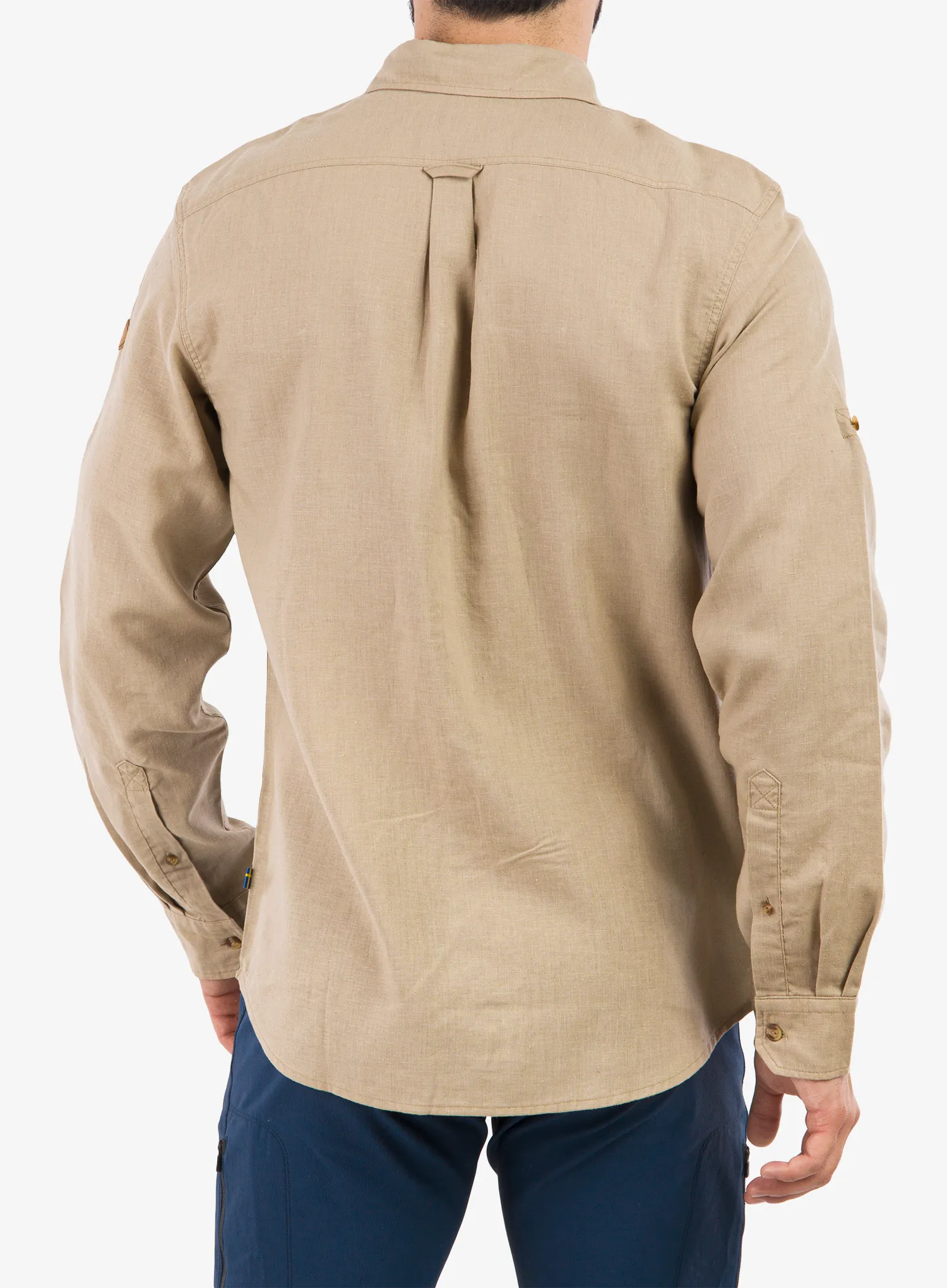 Reisehemd Fjallraven Övik Travel Shirt LS  - sand stone