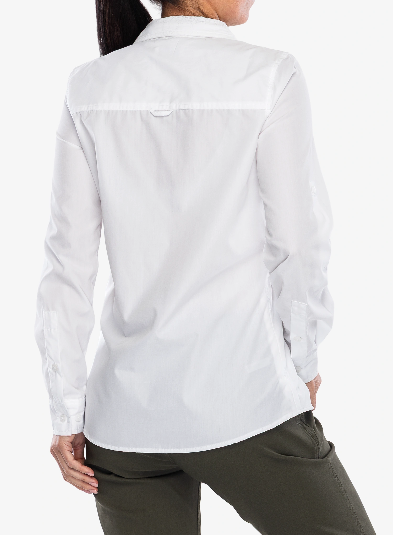Mückenschutz-Hemd Damen Craghoppers Kiwi III Long Sleeved Shirt - white