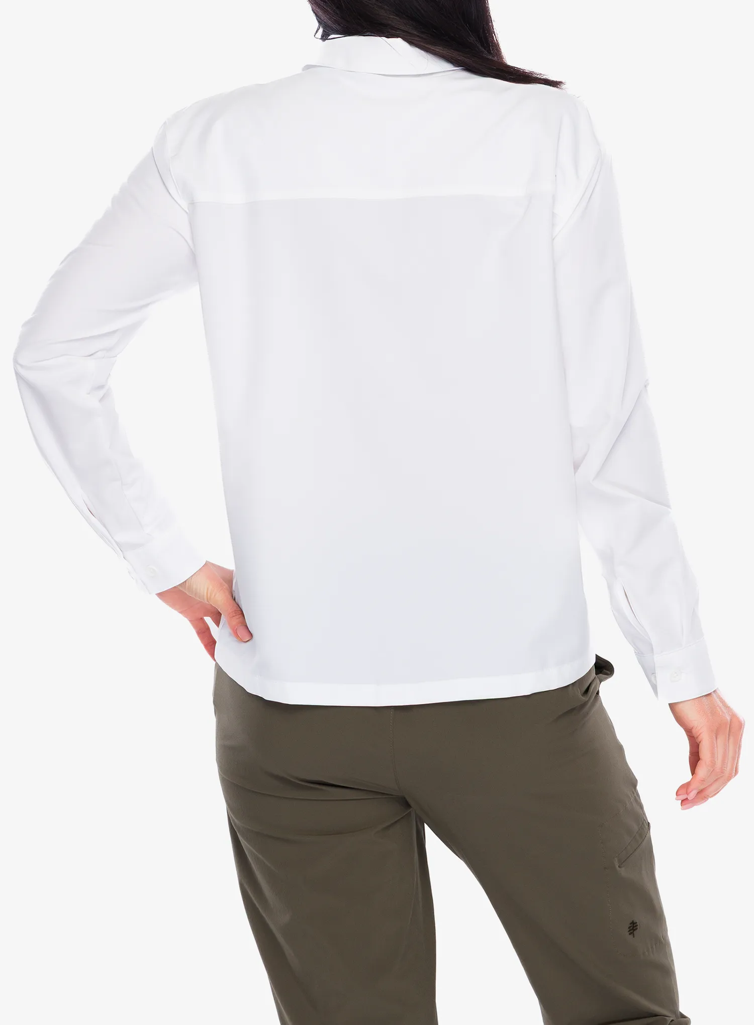 Mückenschutz-Hemd Damen Royal Robbins Expedition III L/S - white
