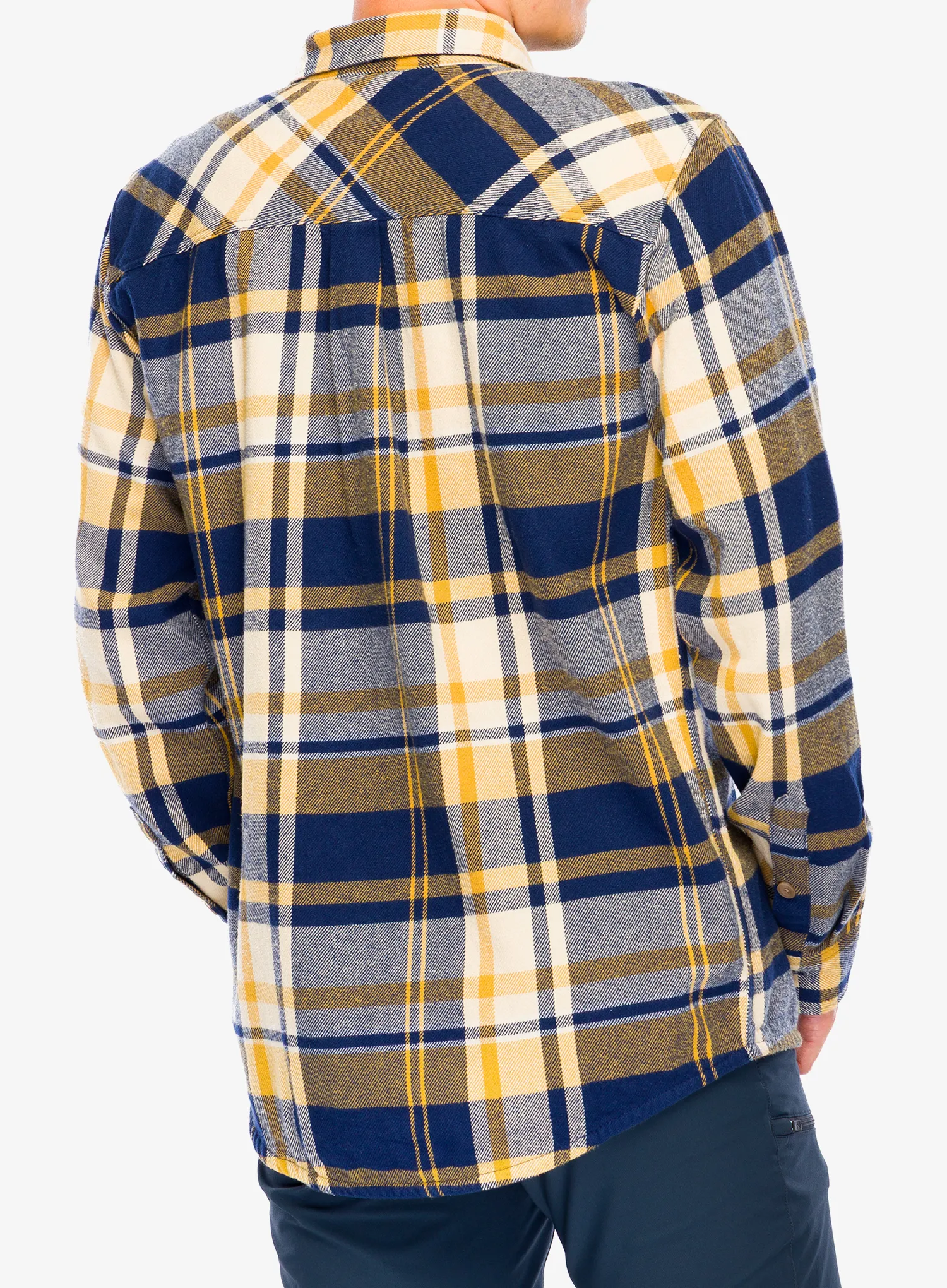 Outdoorhemd Black Diamond Project Flannel - indigo/gold plaid