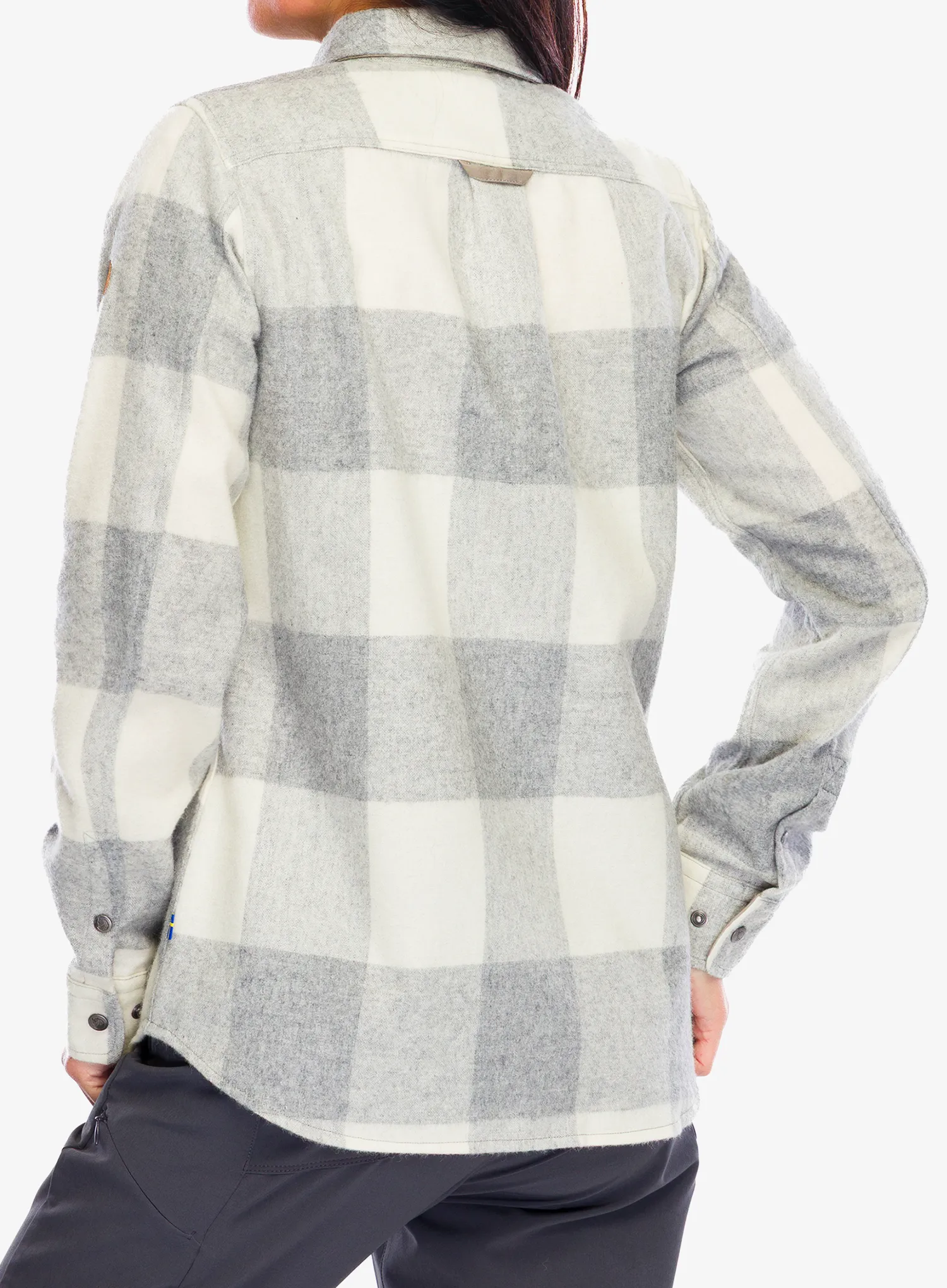 Outdoorhemd Damen Fjallraven Canada Shirt - fog/chalk white
