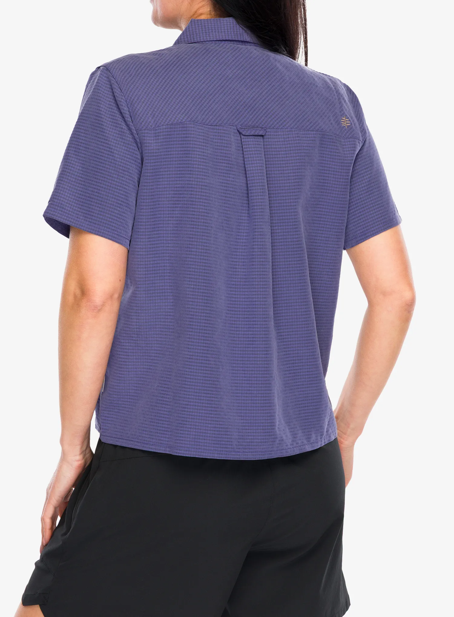 Outdoorhemd Damen Royal Robbins Desert Pucker S/S - future dusk