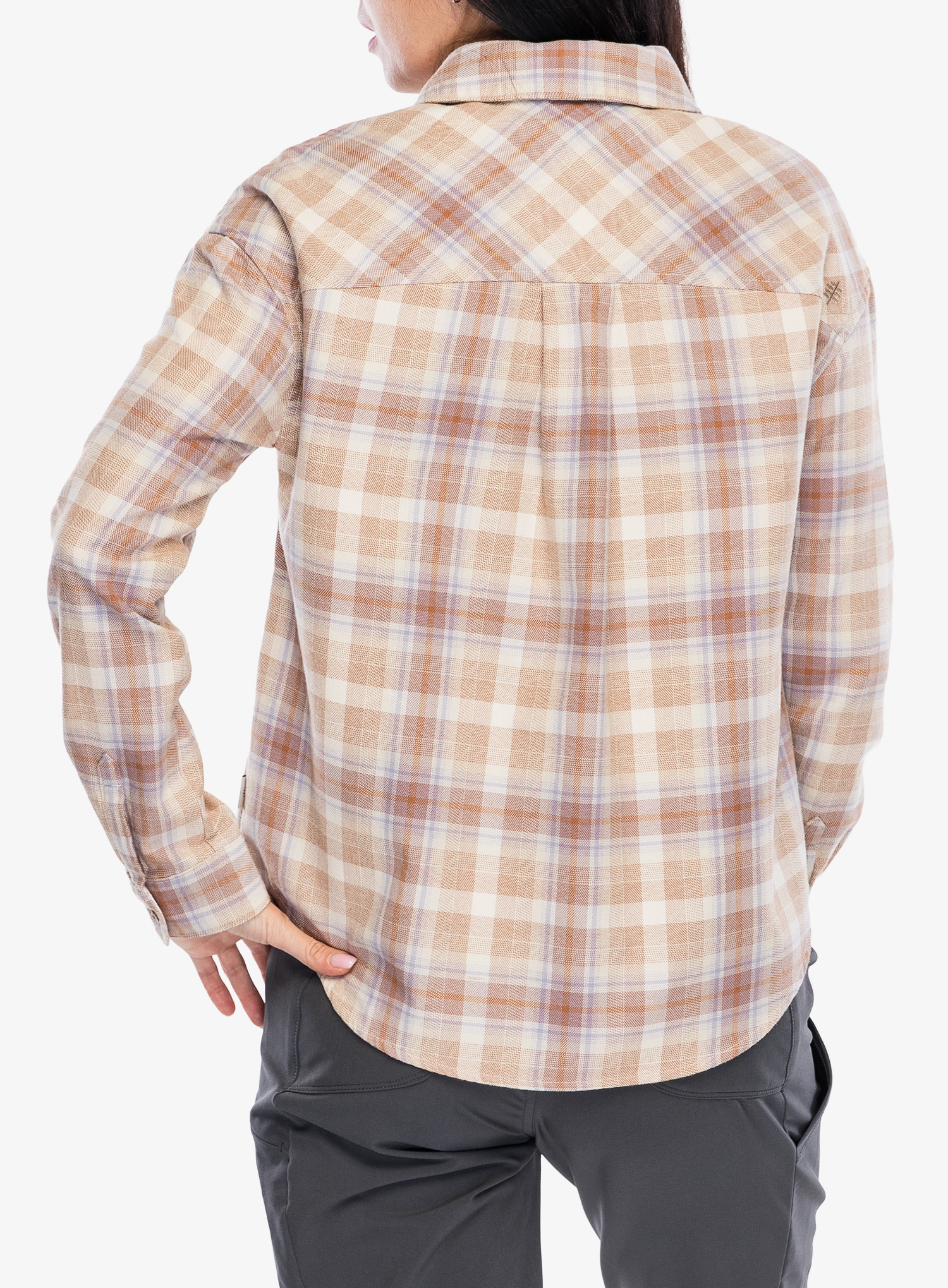 Outdoorhemd Damen Royal Robbins Lieback Overshirt - chalk dipsea pld