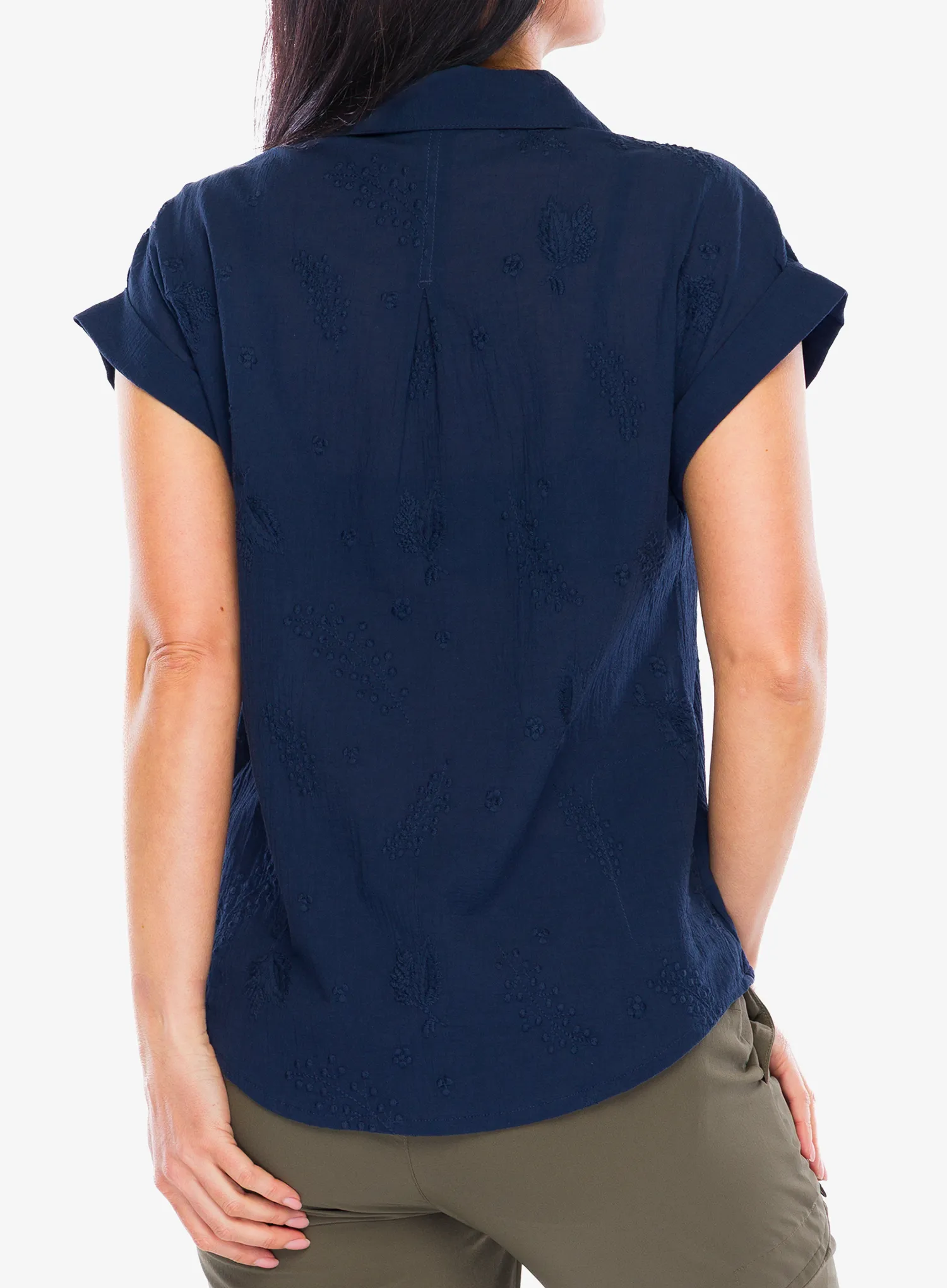 Outdoorhemd Damen Royal Robbins Oasis S/S - navy