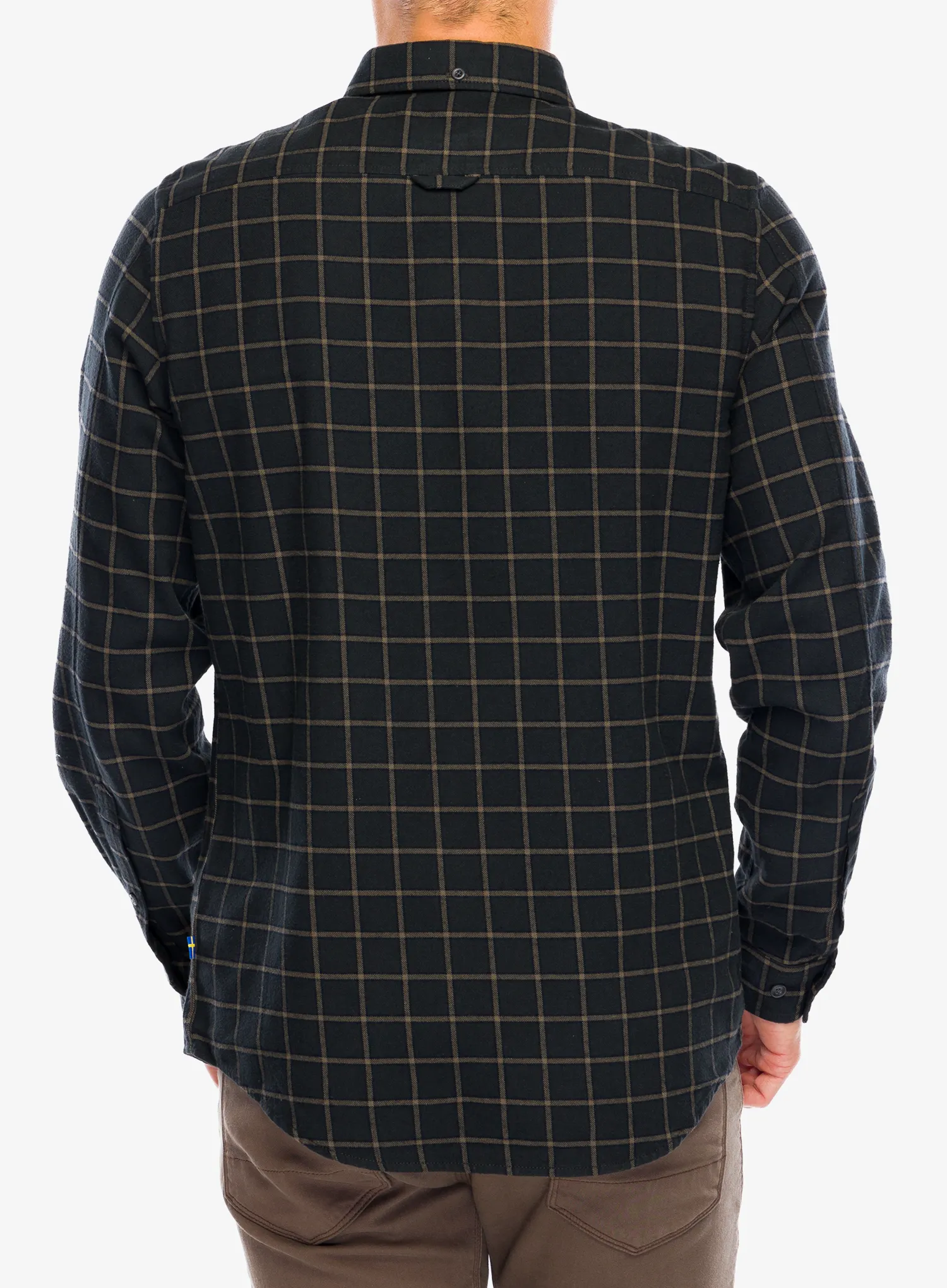 Outdoorhemd Fjallraven Ovik Flannel Shirt - dark grey