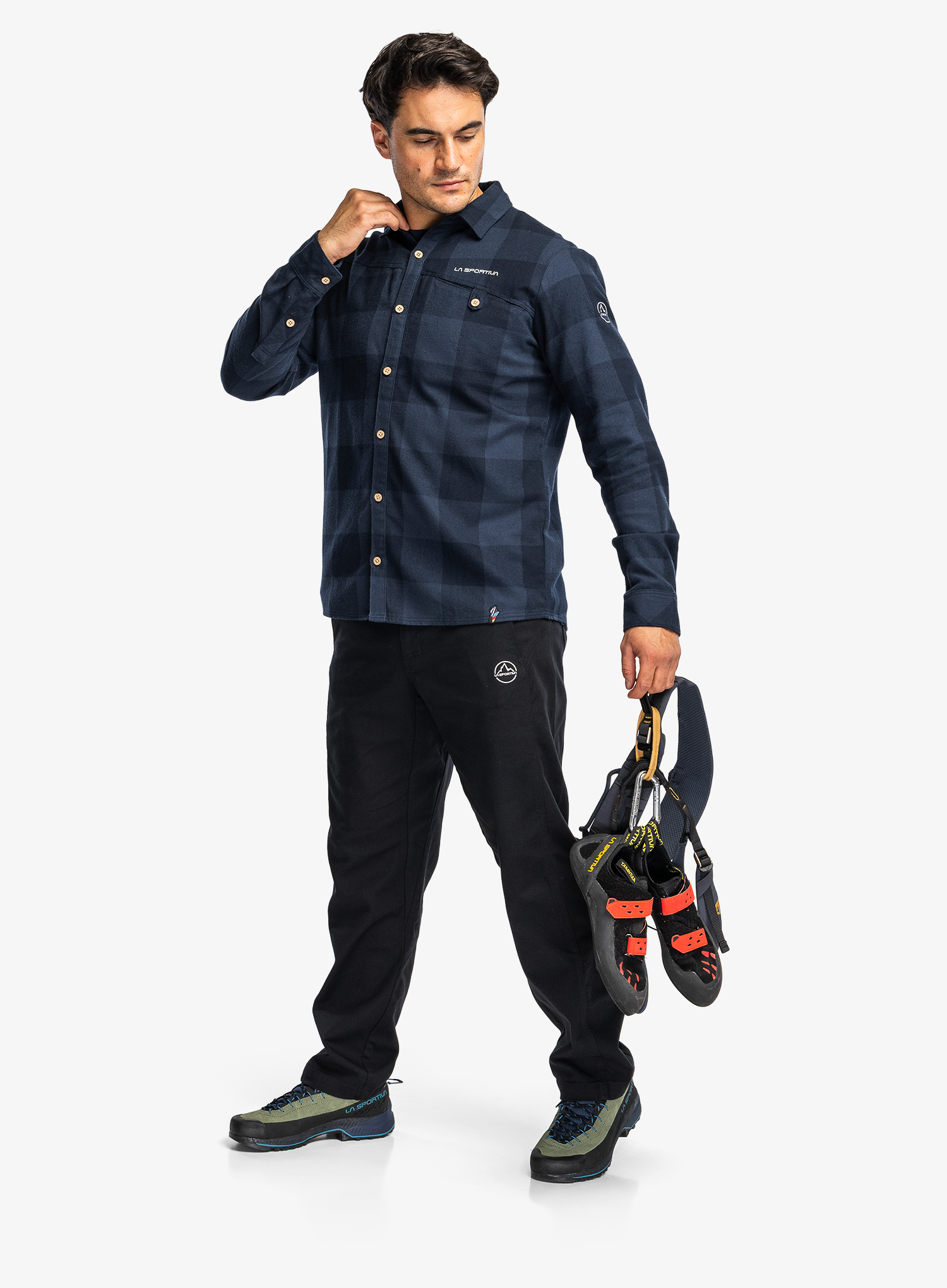 Outdoorhemd La Sportiva Rambler Flannel Shirt - night sky