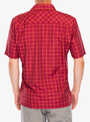 Outdoorhemd Vaude Albsteig Shirt III - carmine/mars