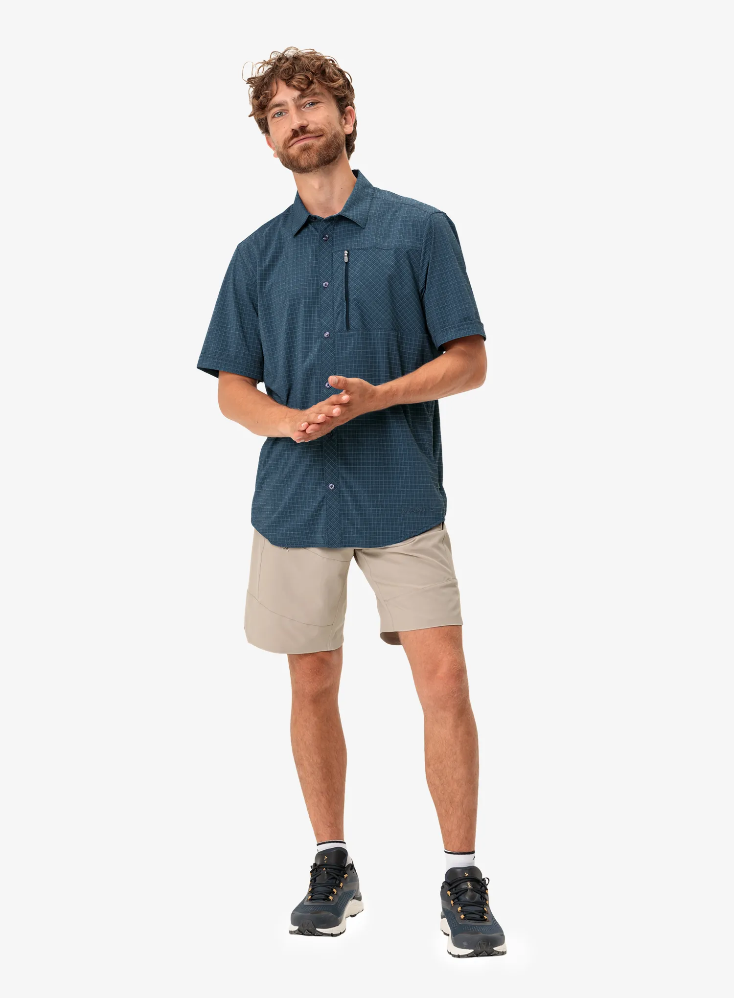 Outdoorhemd Vaude Seiland Shirt IV - dark sea