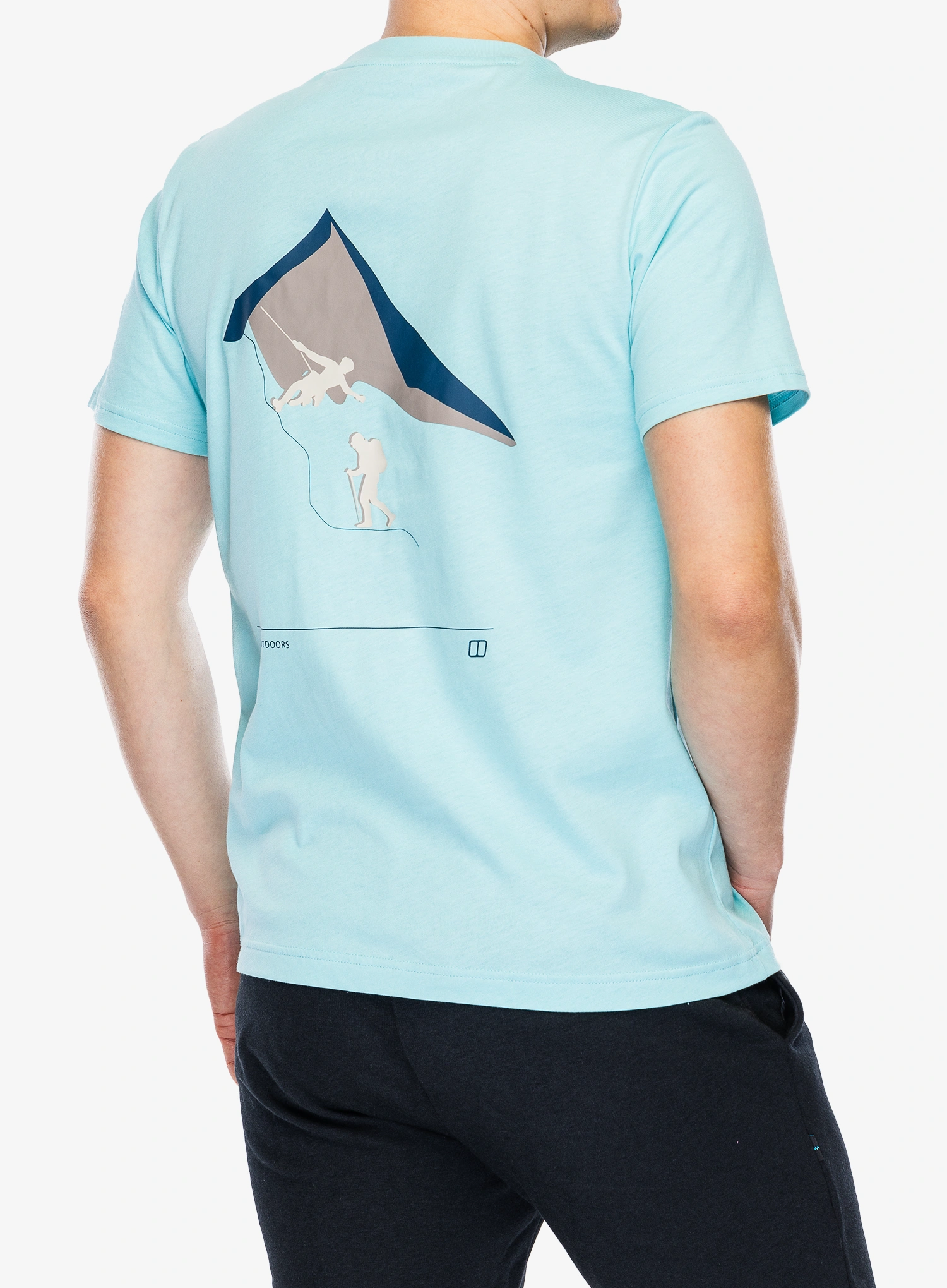 Baumwolle T-Shirt Berghaus Grappled SS Tee - arctic
