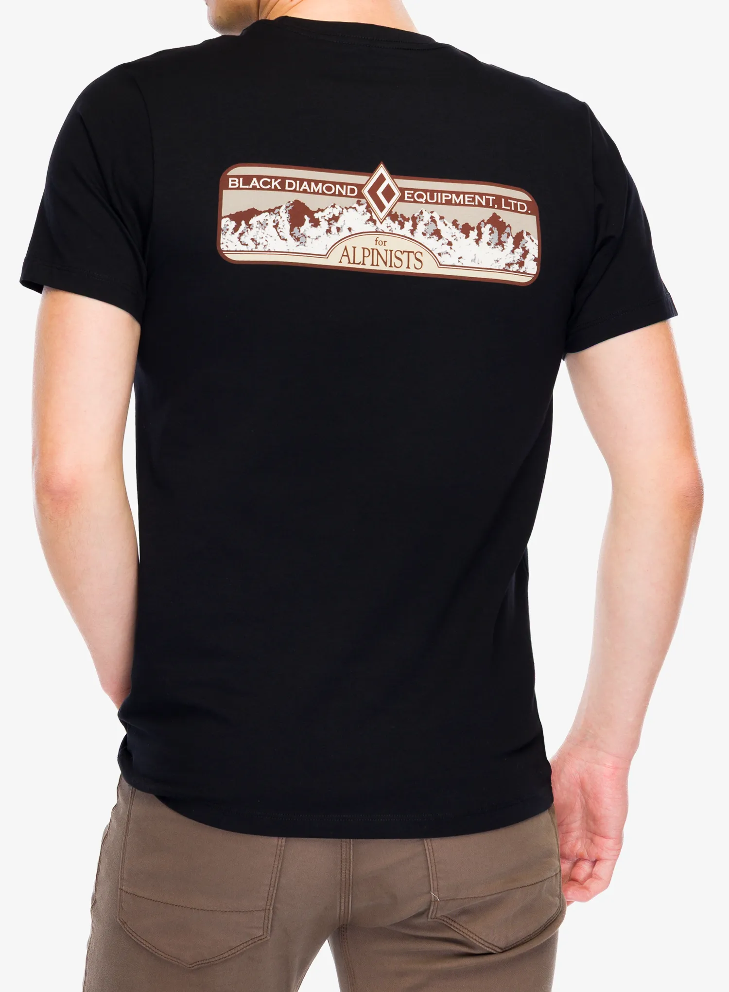 Baumwolle T-Shirt Black Diamond Heritage Alpinist SS Tee - black